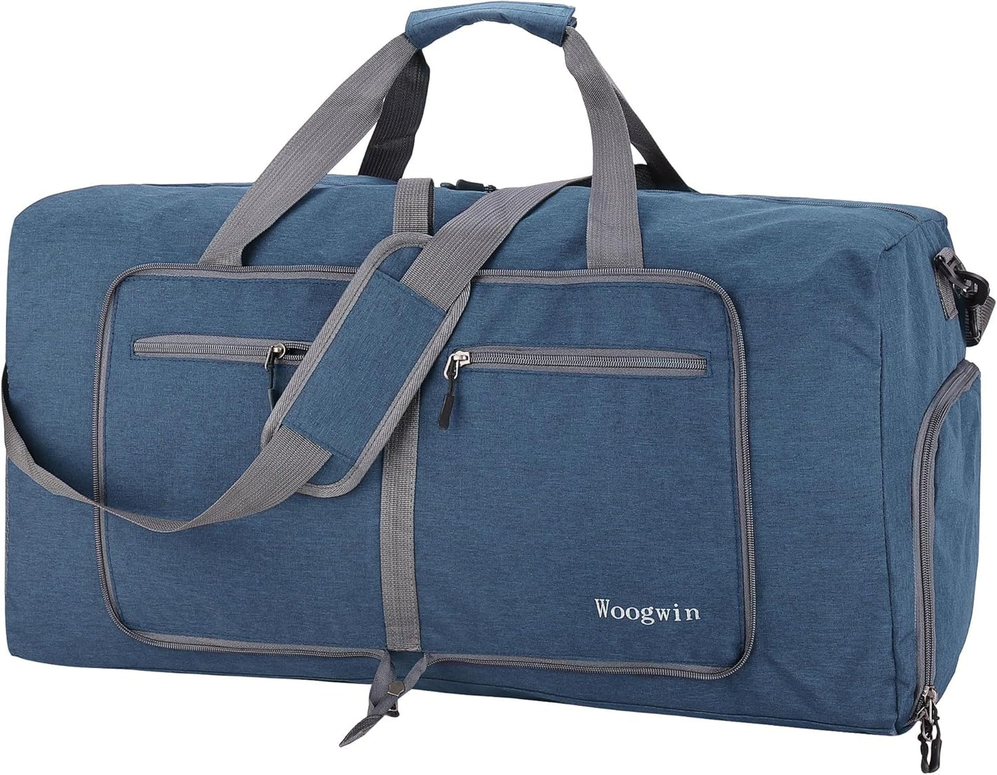 Woogwin Travel Duffel Bag Large Foldable Waterproof Overnight Bag for Beach Swim Bags Pool Sports Gym