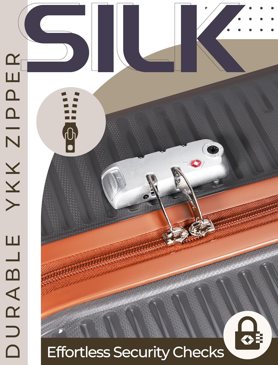 Luggage Sets 5 Piece,Lightweight,Impact-Resistant,Wear-Resistant Suitcases with Wheels, Hardshell Suitcase Set with Spinner Wheels, PP Carry on Luggage Set with TSA Lock, Travel Luggage