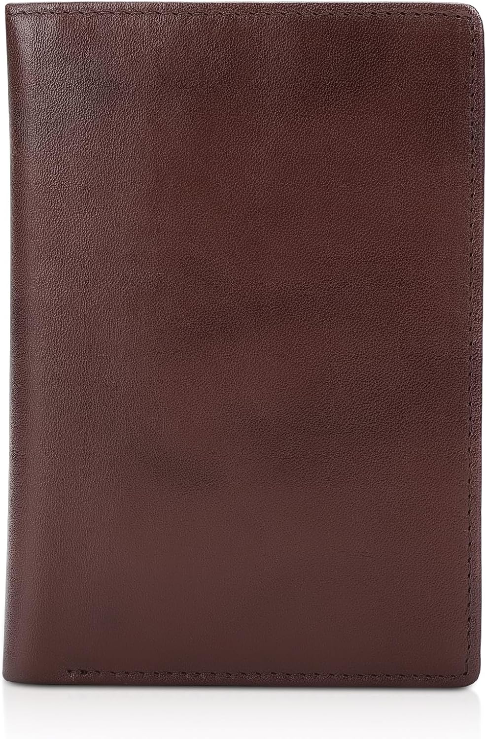 Polare Functional RFID Blocking Leather Passport Holder Travel Bifold Wallet For Men (Coffee)