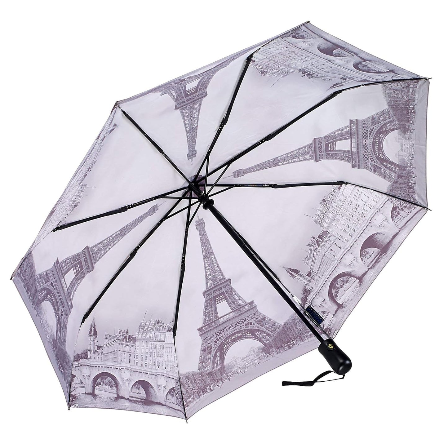 Galleria-Paris Auto-Open/Close Large Portable Rain Folding Umbrella