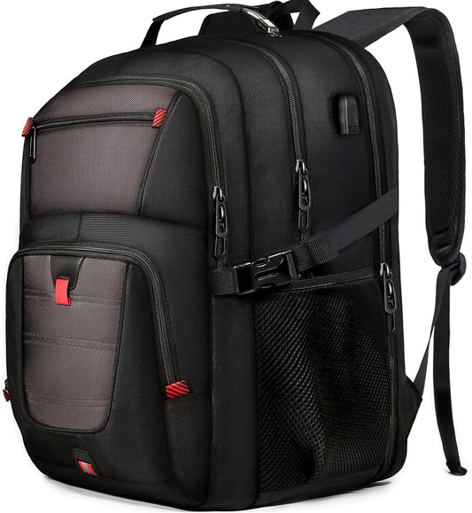 Z-MGKISS Travel Backpack, TSA Airline Approved, Travel Laptop Backpack with USB Charging Port, Extra Large