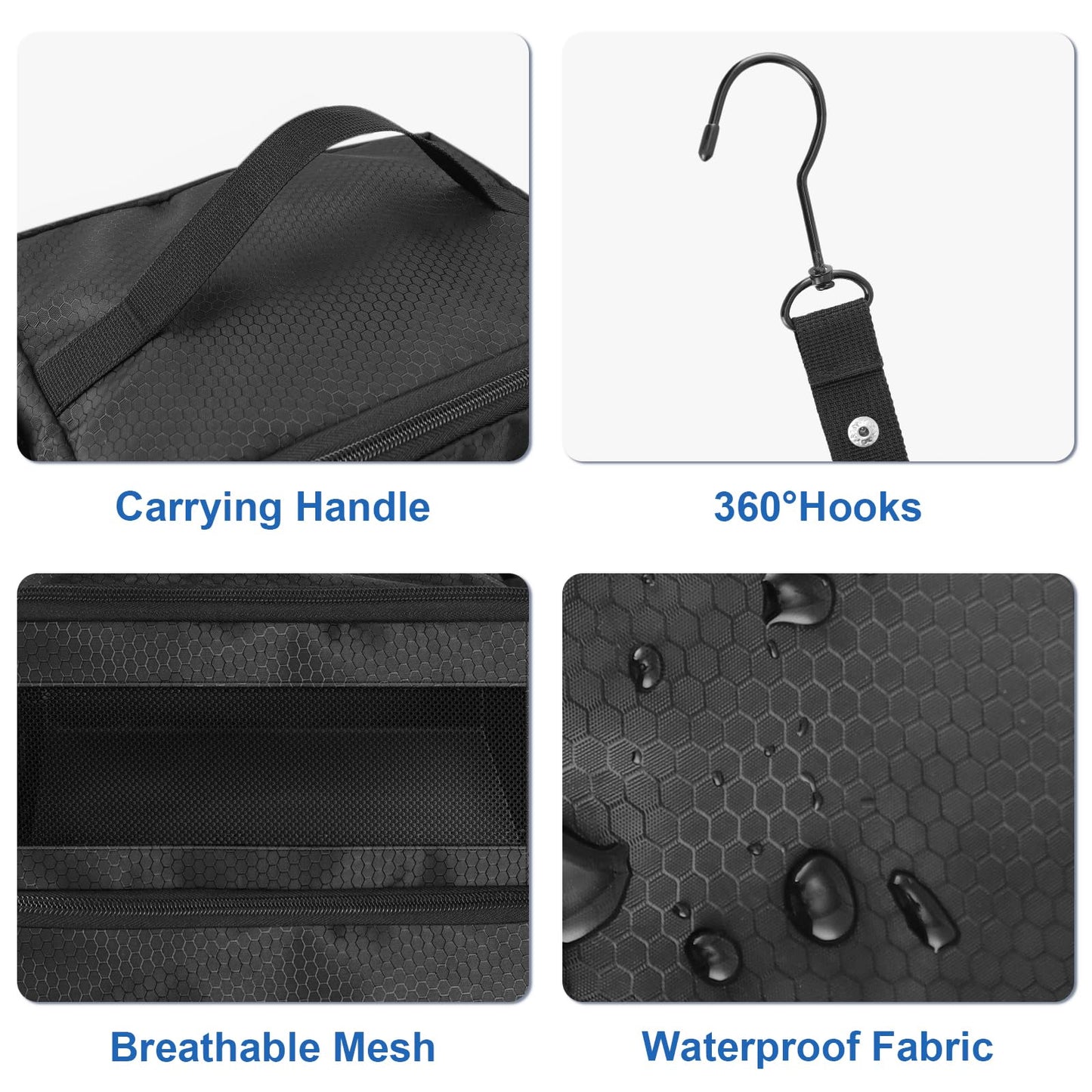 Olosar Suitcase Organizer, Travel Luggage Organizer Portable Hanging Travel Shelves Collapsible