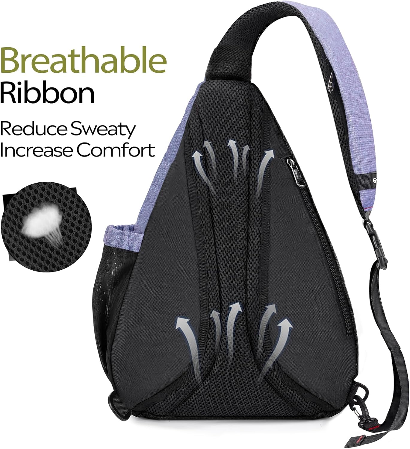 OutdoorMaster Sling Bag, Hiking Daypack, Crossbody Shoulder Chest Urban Outdoor Travel Backpack for Women & Men