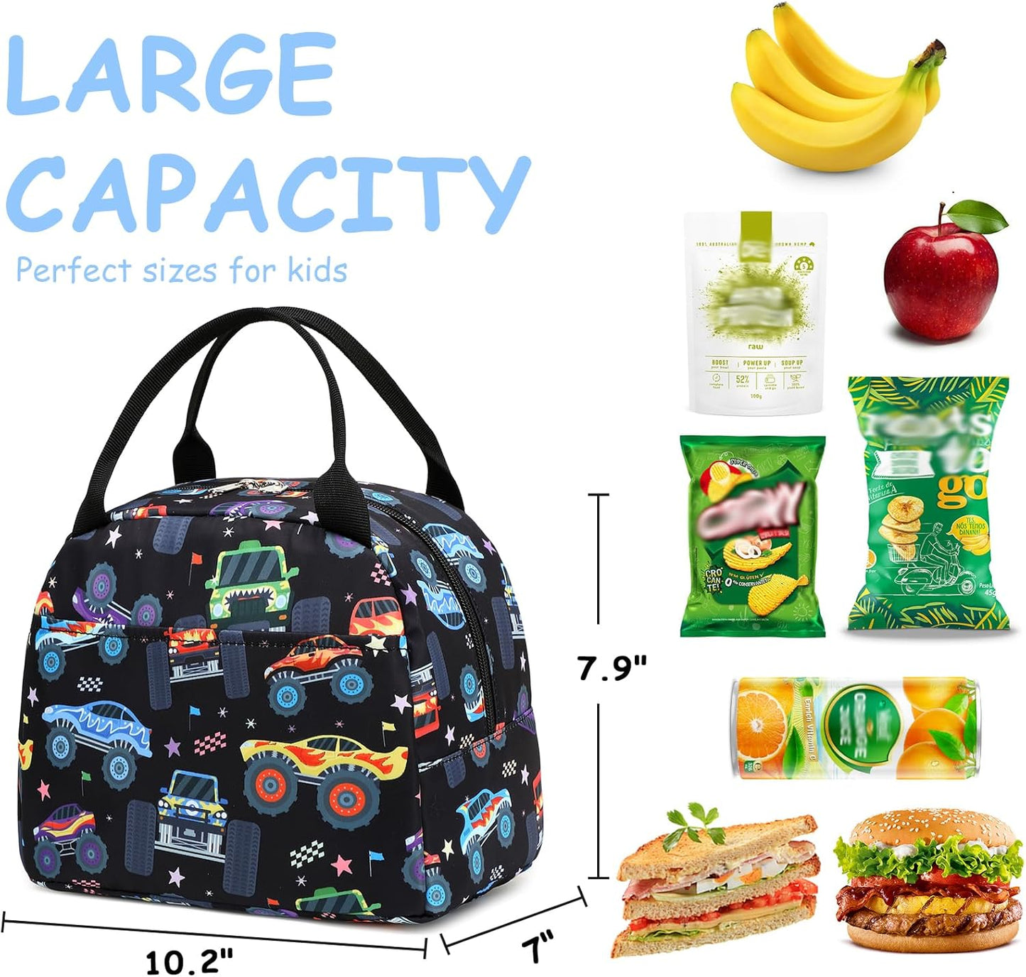 CAMTOP School Backpack for Kids Girls Boys Backpacks with Lunch Box Kindergarten Elementary BookBag Set for Age 4-10