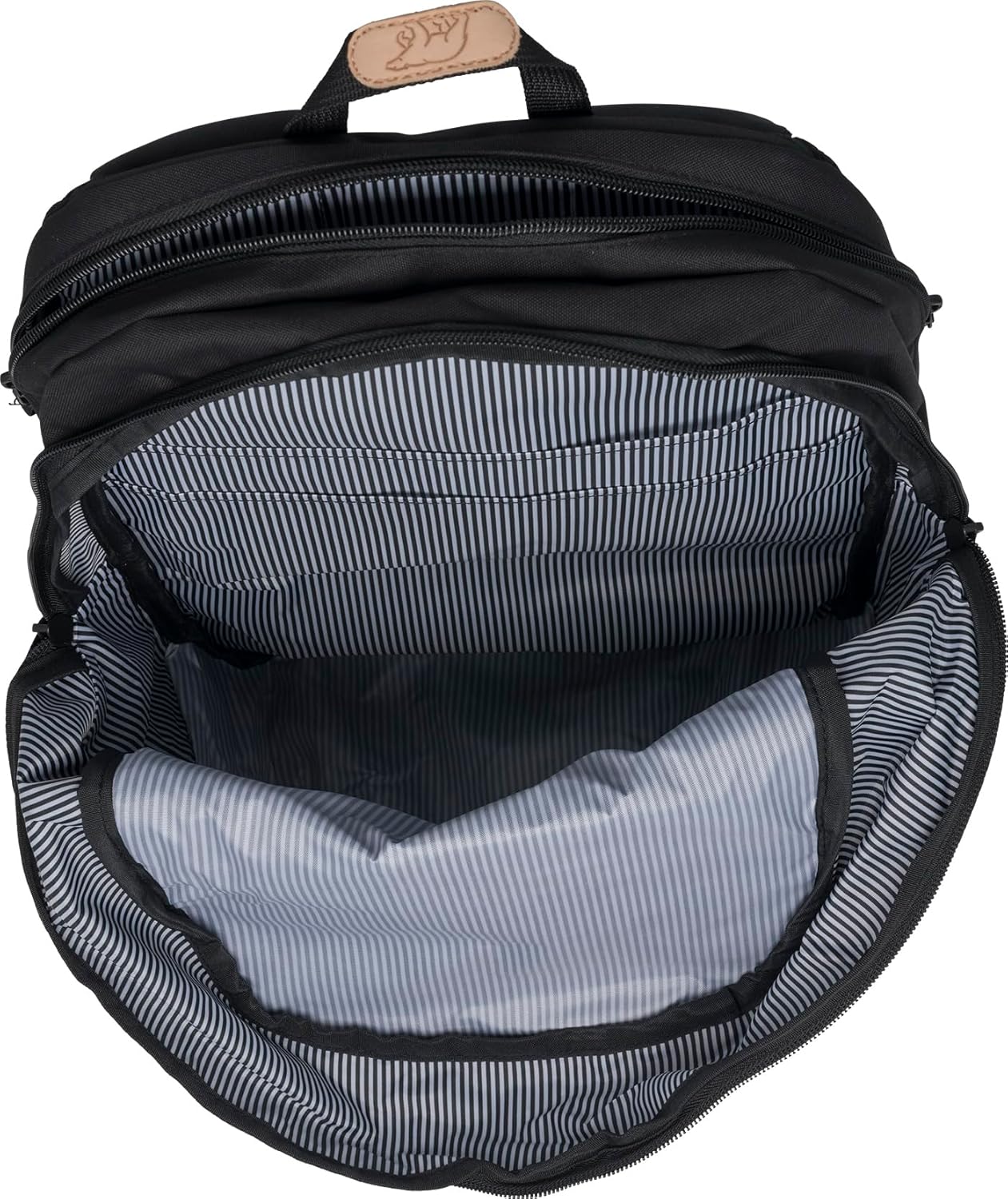 Beckmann URBAN Backpack for Teens and Adults – Lightweight, Ergonomic, Stylish & Functional Design, 30L Capacity, Laptop compartment- Recycled Materials – School, Work, or Travel. BLACK