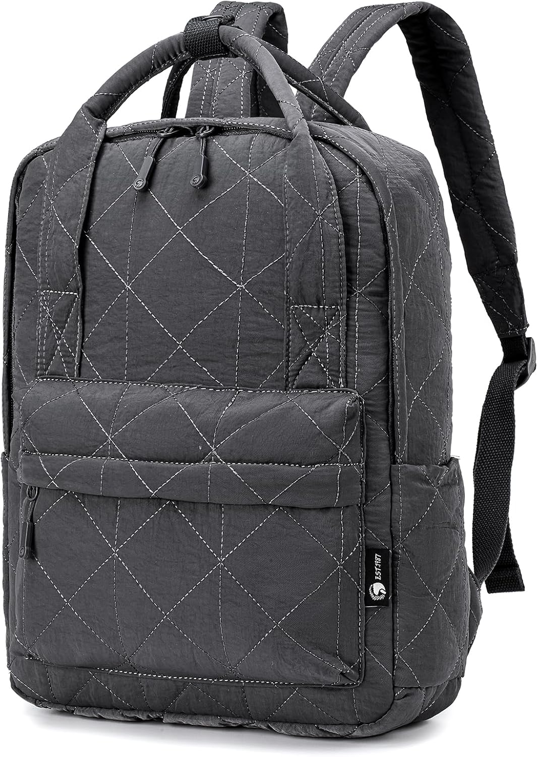 40X30X10 Personal Item Travel Backpack Carry On Luggage Flight Approved Quilted Puffer 14'' Laptop Backpack Daypack