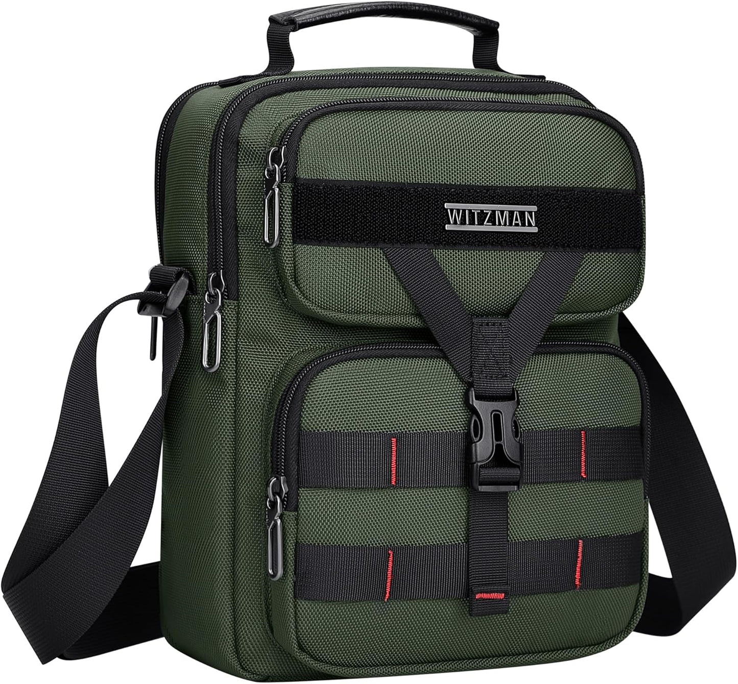 WITZMAN Crossbody Bag for Men Travel Small Shoulder Bags Lightweight Man Purse Messenger Bag for Casual Daliy Work Traveling