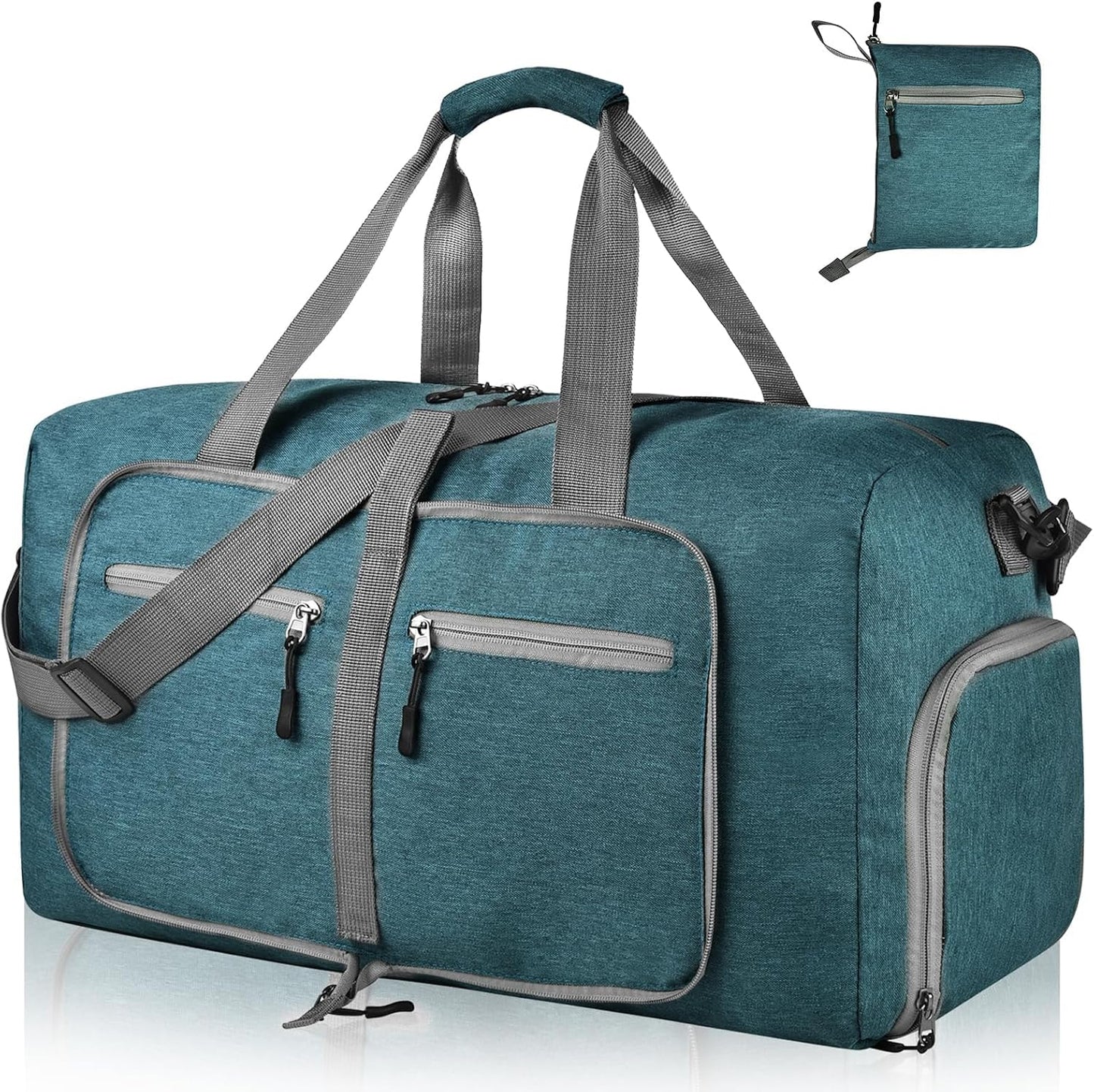 Dimayar 85L Travel Duffle Bag for Men Women - Foldable Duffel Bag with Shoes Compartment