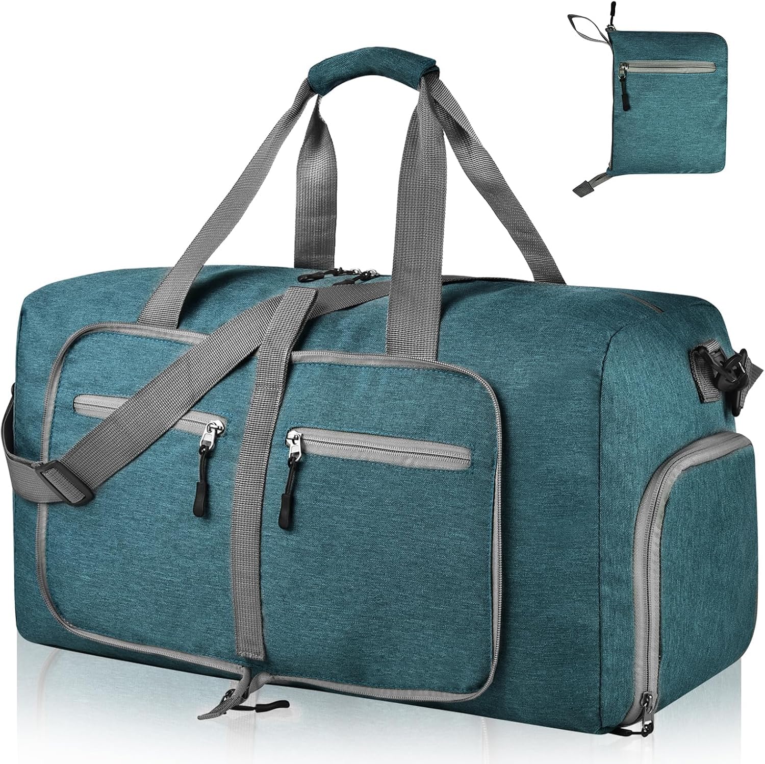 Dimayar 85L Travel Duffle Bag for Men Women - Foldable Duffel Bag with Shoes Compartment