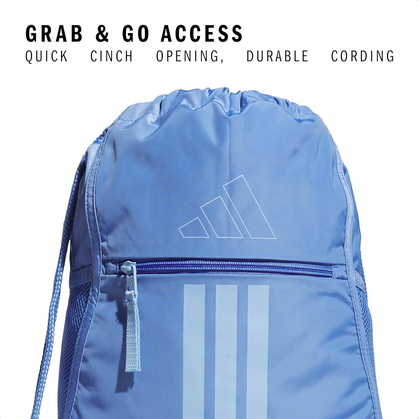 adidas Alliance Sackpack – Drawstring Backpack Small Bag for Men and Women