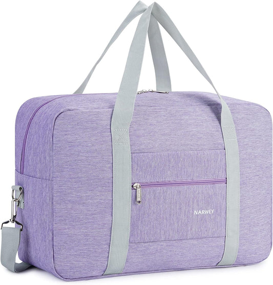 For Spirit Airlines Personal Item Bag 18x14x8 Foldable Travel Duffel Bag Tote Carry on Luggage Duffle Overnight for Women and Men