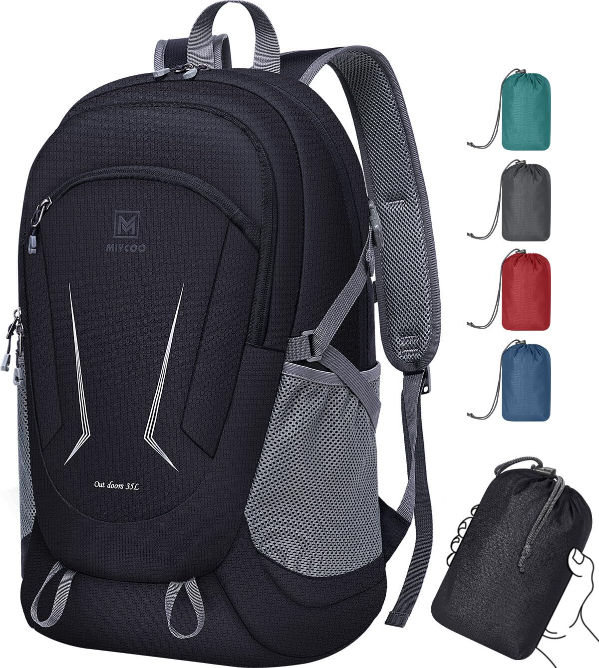 MIYCOO Ultralight Packable Backpack, 35L Waterproof Hiking Daypack