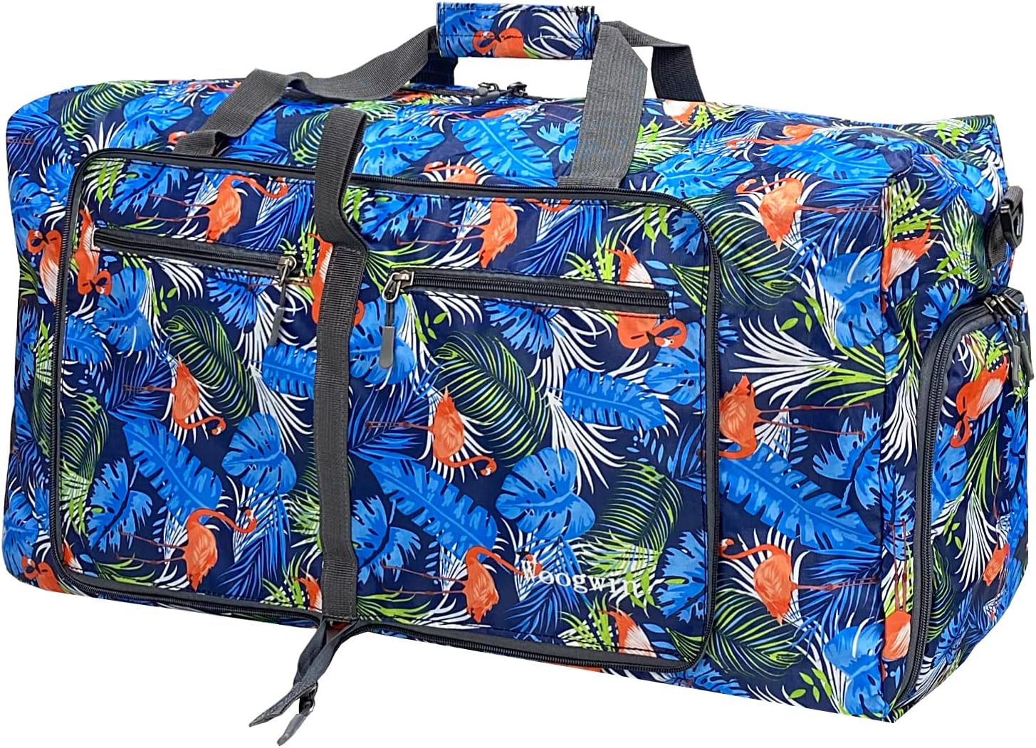 Woogwin Travel Duffel Bag Large Foldable Waterproof Overnight Bag for Beach Swim Bags Pool Sports