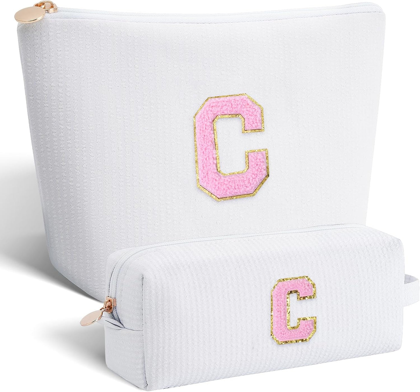 Customized Mothers Day Gifts - Birthday Gift for Mom,Gifts From Daughter,Mother in Law Gifts,Mama Gift Idea,Makeup Bag Set Cosmetic Bag - White,C