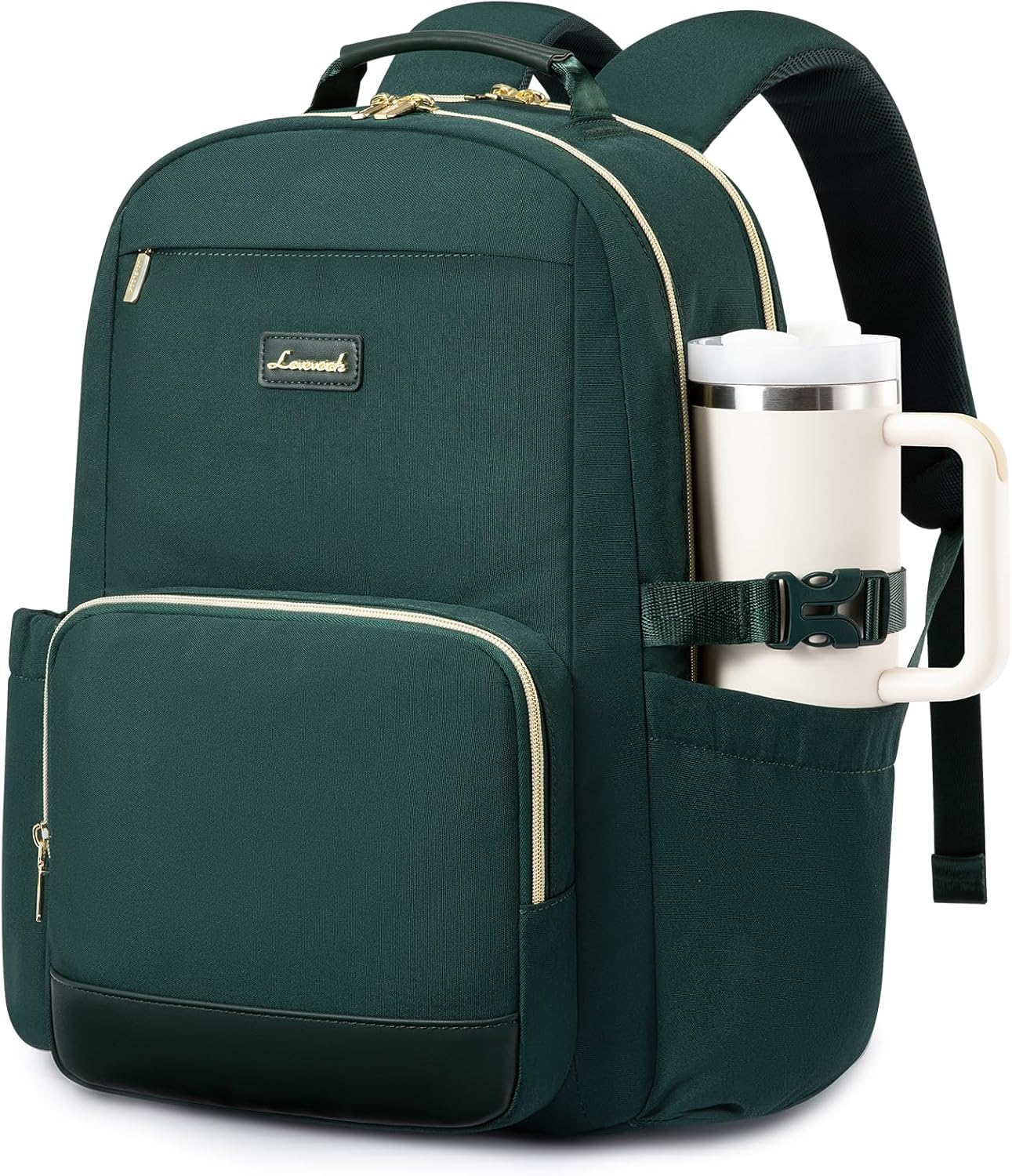 LOVEVOOK Laptop Backpack for Women with Pouch Pocket for Large Capacity Cup,17 Inch Laptop Computer