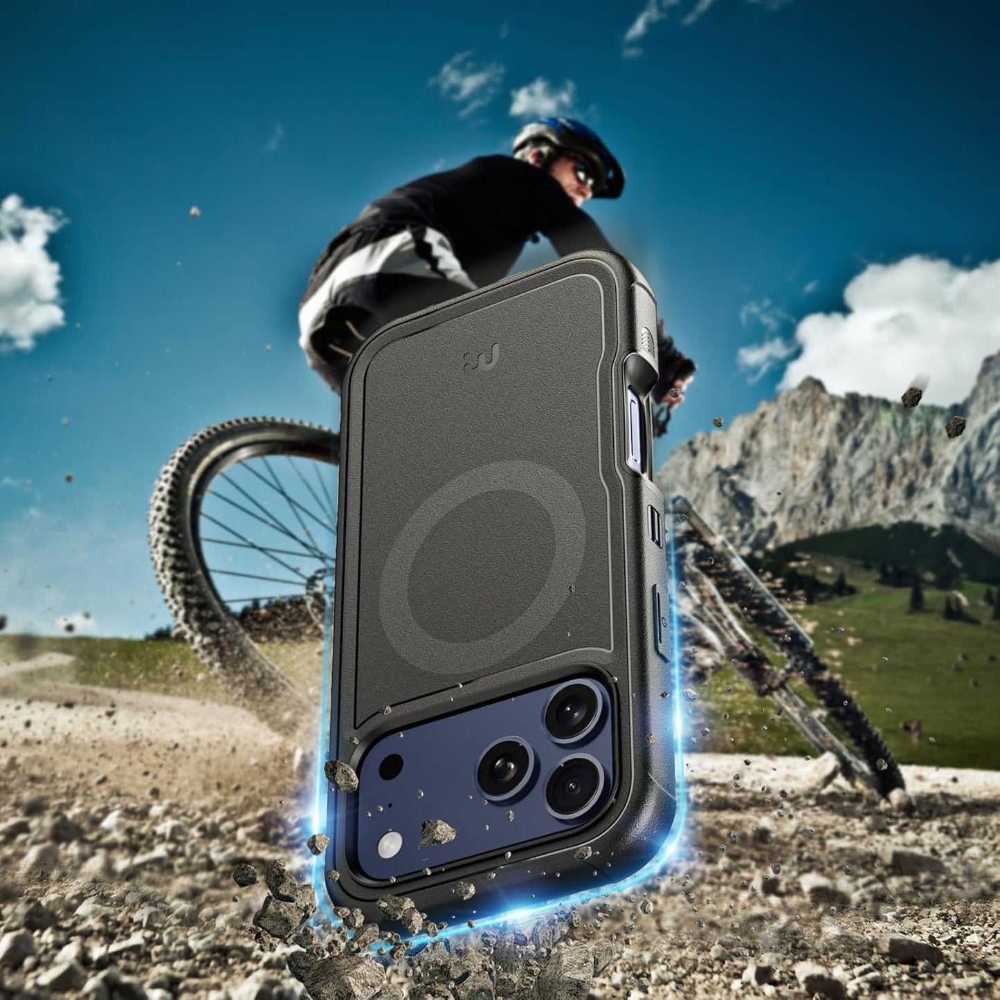 M MYBAT PRO for iPhone 17 Pro Max Case,Maverick Series Magnetic Phone Case for iPhone 17 Pro Max Rogue Edition,[Compatible with magsafe],Heavy Duty Protection Rugged Case,Anti-Drop,Shockproof Cover