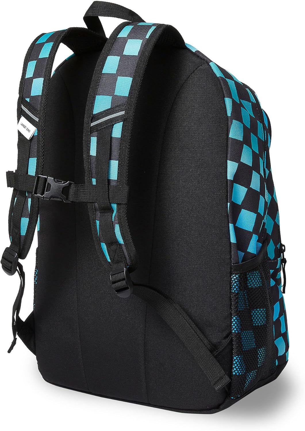 Lands' End Kids' ClassMate Backpack Tundra Ombre Check Large