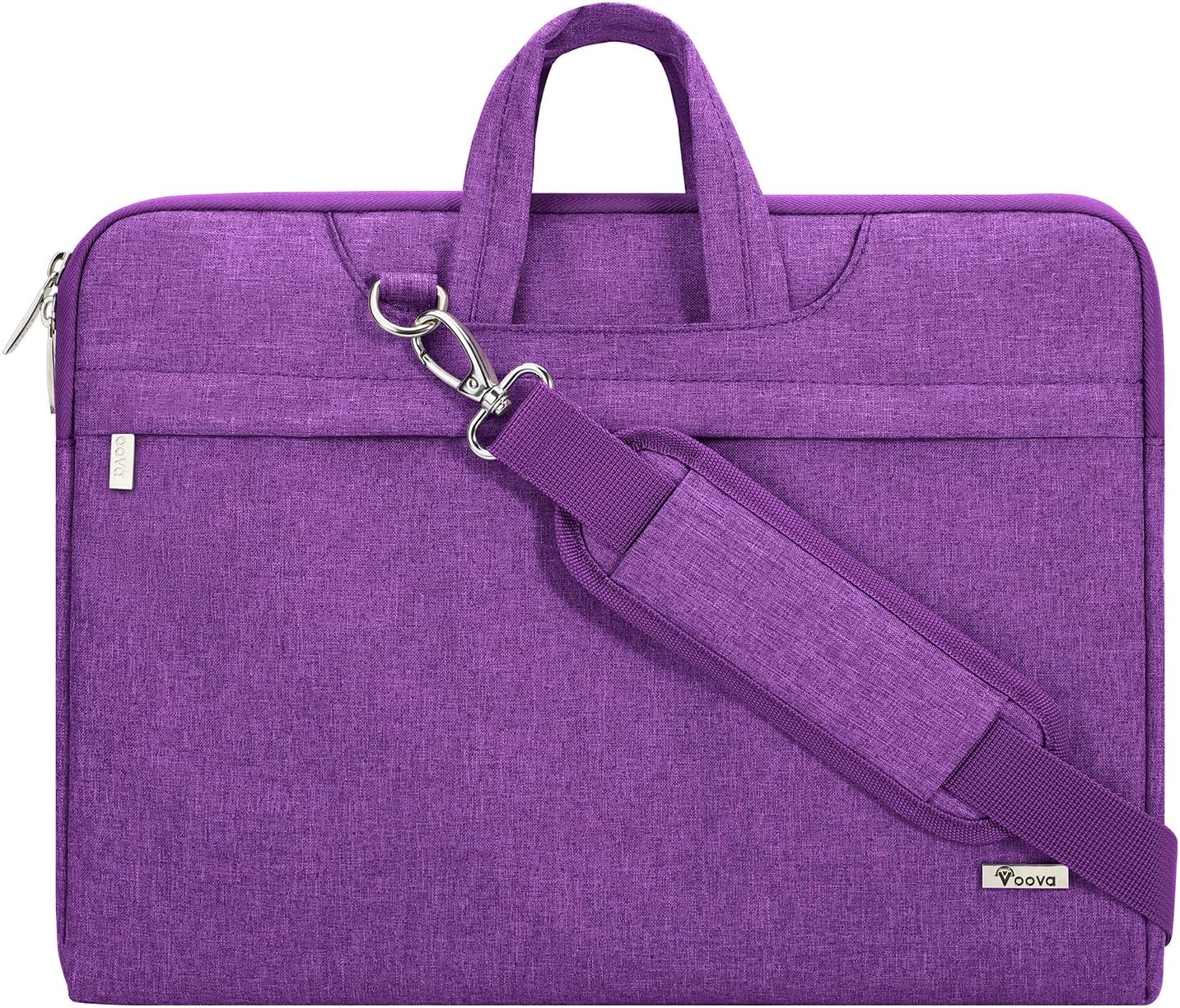 Voova Laptop Case 13 14 15 16 17 Inch with Shoulder Strap, Waterproof Laptop Sleeve Slim Briefcase