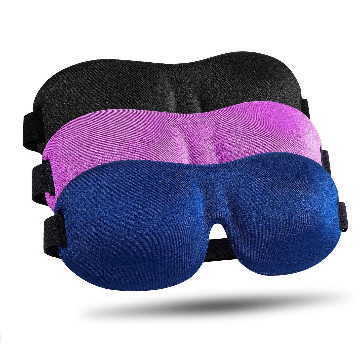 LKY DIGITAL Sleep Mask for Side Sleeper 3 Pack, Blackout 3D Eye Mask