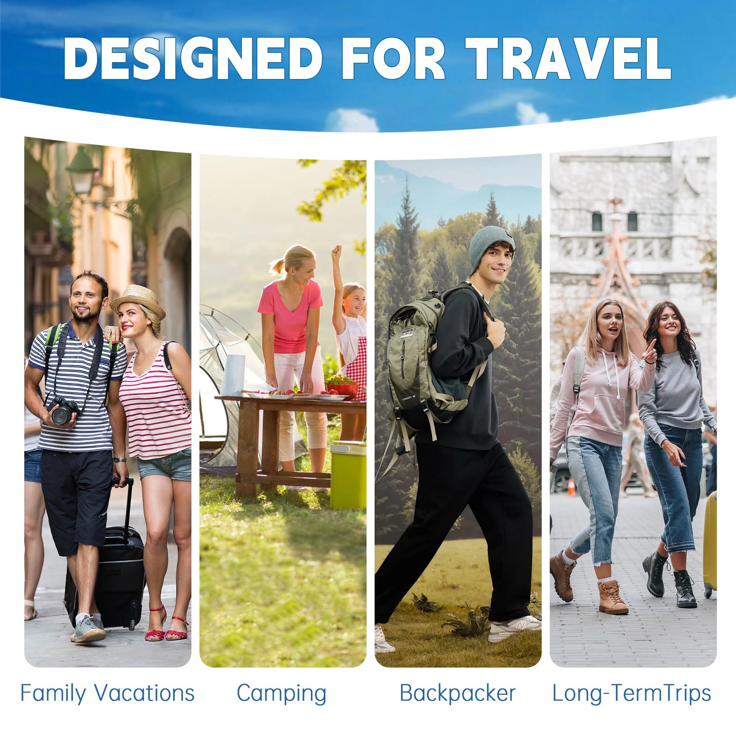 8 Set Packing Cubes for Travel,Luggage Organizers for Travel Accessories