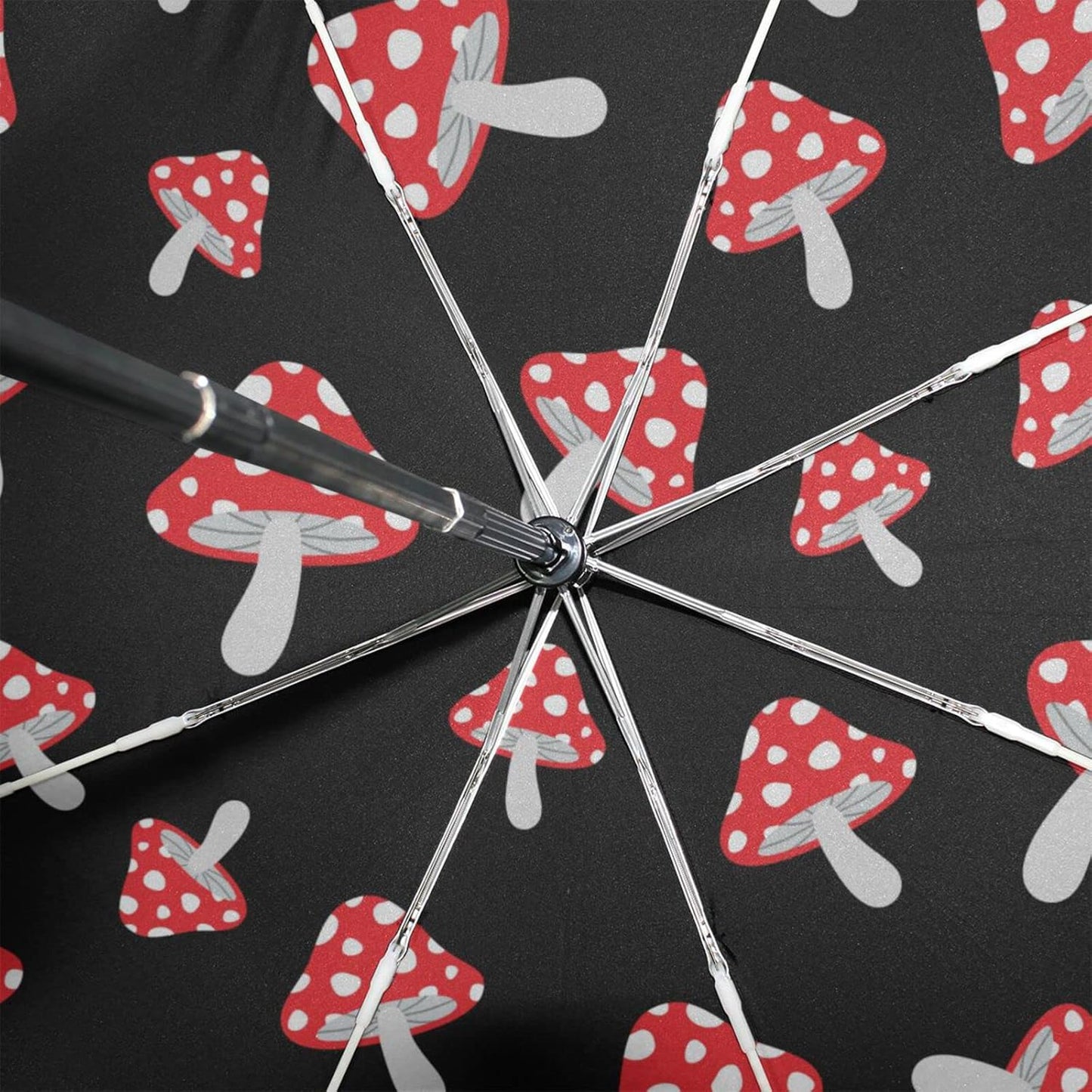Automatic Umbrella One Touch Auto Open and Close Button Compact Travel Umbrella for Women Men Kid