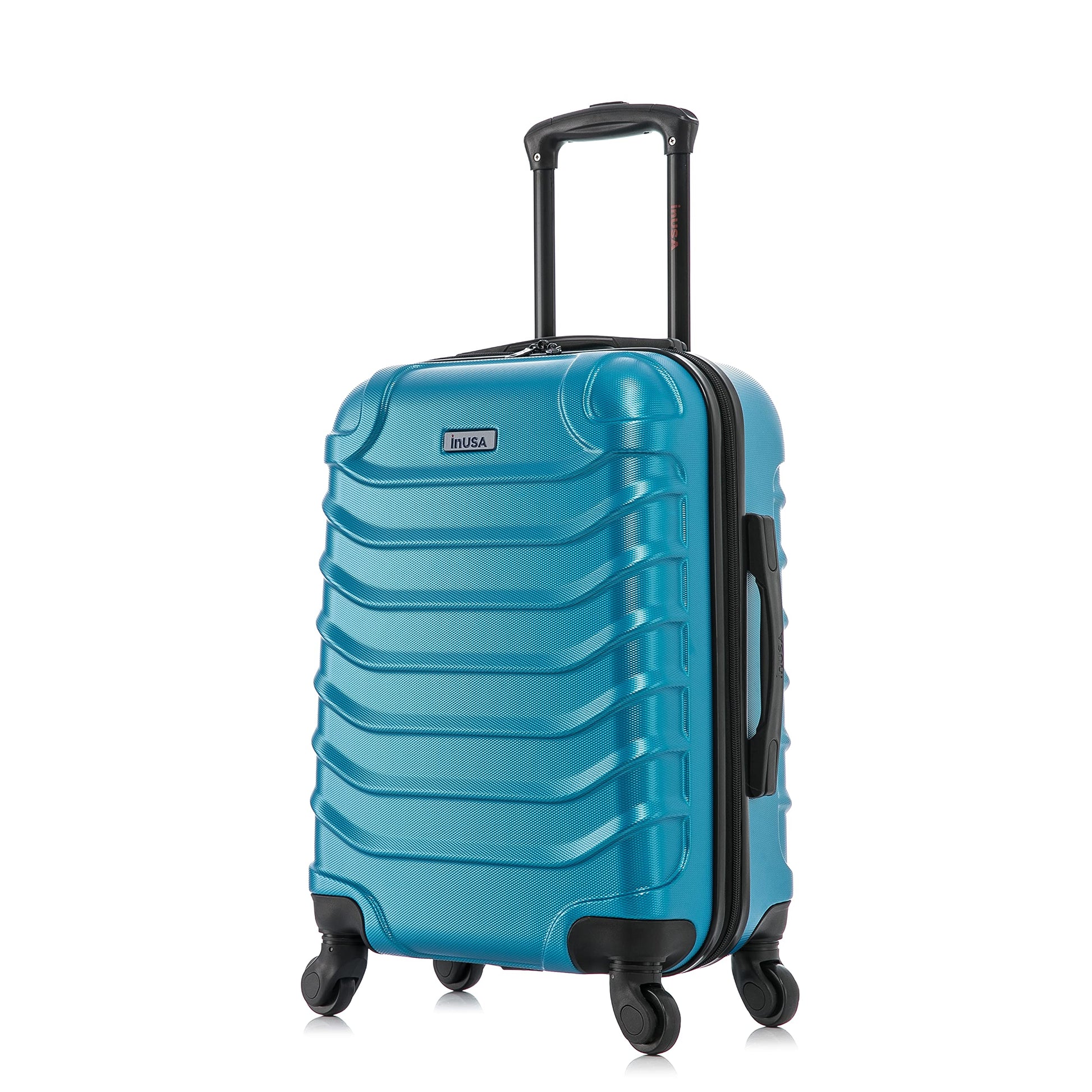 InUSA ENDURANCE 20-Inch Carry-On Hardside Spinner Luggage Lightweight Teal