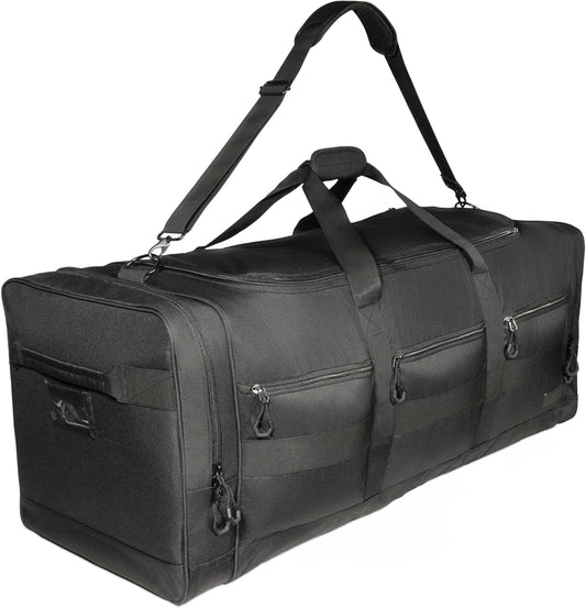 Fitdom 140L 38" Heavy Duty Extra Large Sports Equipment Duffle Bag with Upgrade Zipper, Durable & Water Resistant. Perfect for Travel Storage Football Hockey Baseball Basketball Team Coaches & More