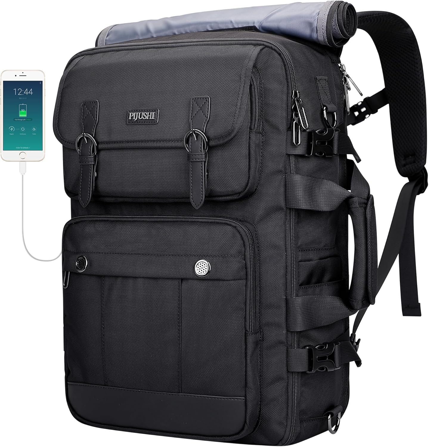 PIJUSHI Travel Backpack for Women Men Carry on Luggage Backpack Convertible Large Laptop Duffel Bag