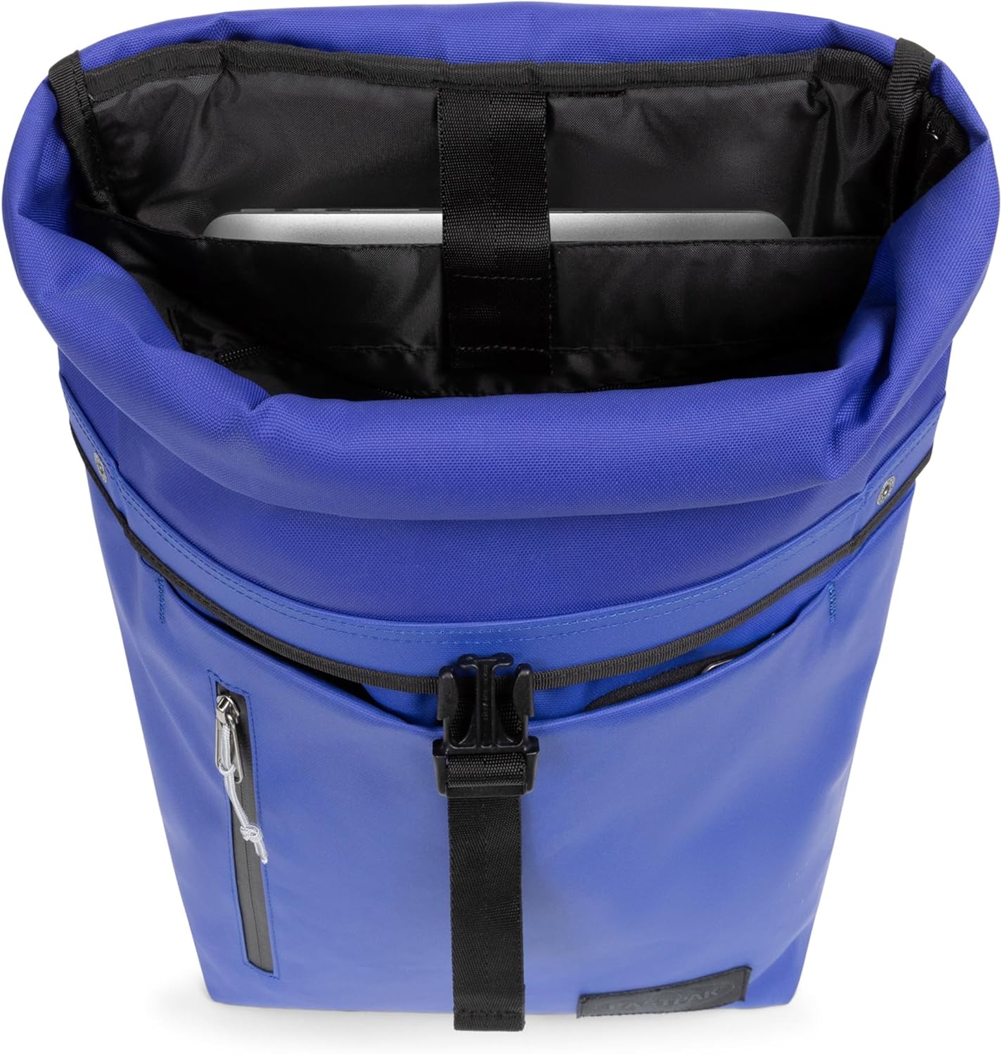 EASTPAK Up Roll – 23L Roll-Top Backpack with 16" Laptop Sleeve, Security Pocket, Bottle Holder & Water-Resistant Finish, Tarp Blue