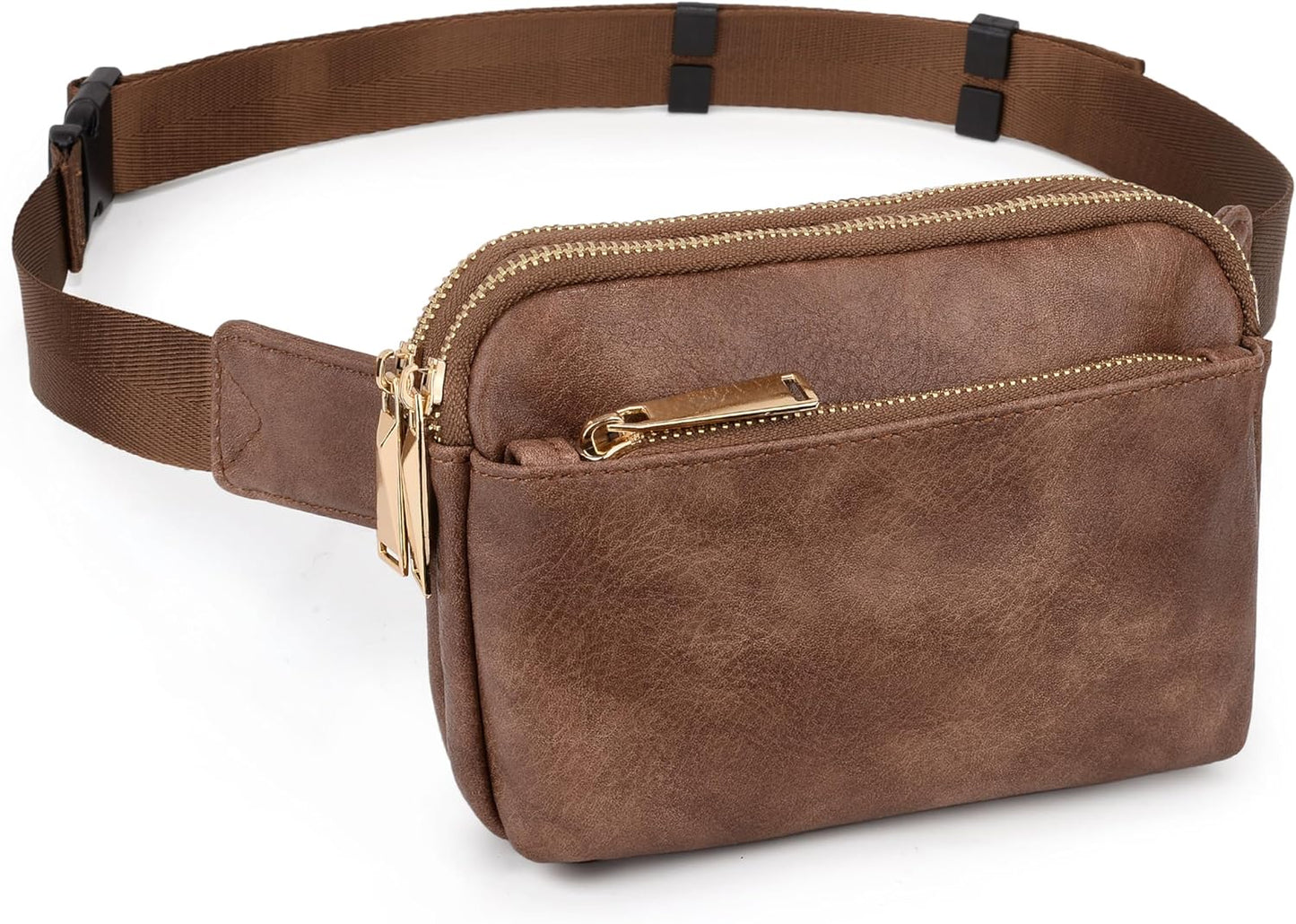 UTO Fanny Pack for Women Crossbody Trendy Fashion Belt Purse Chest Waist Hip Bumbag for Outdoor Shopping Travel Hiking