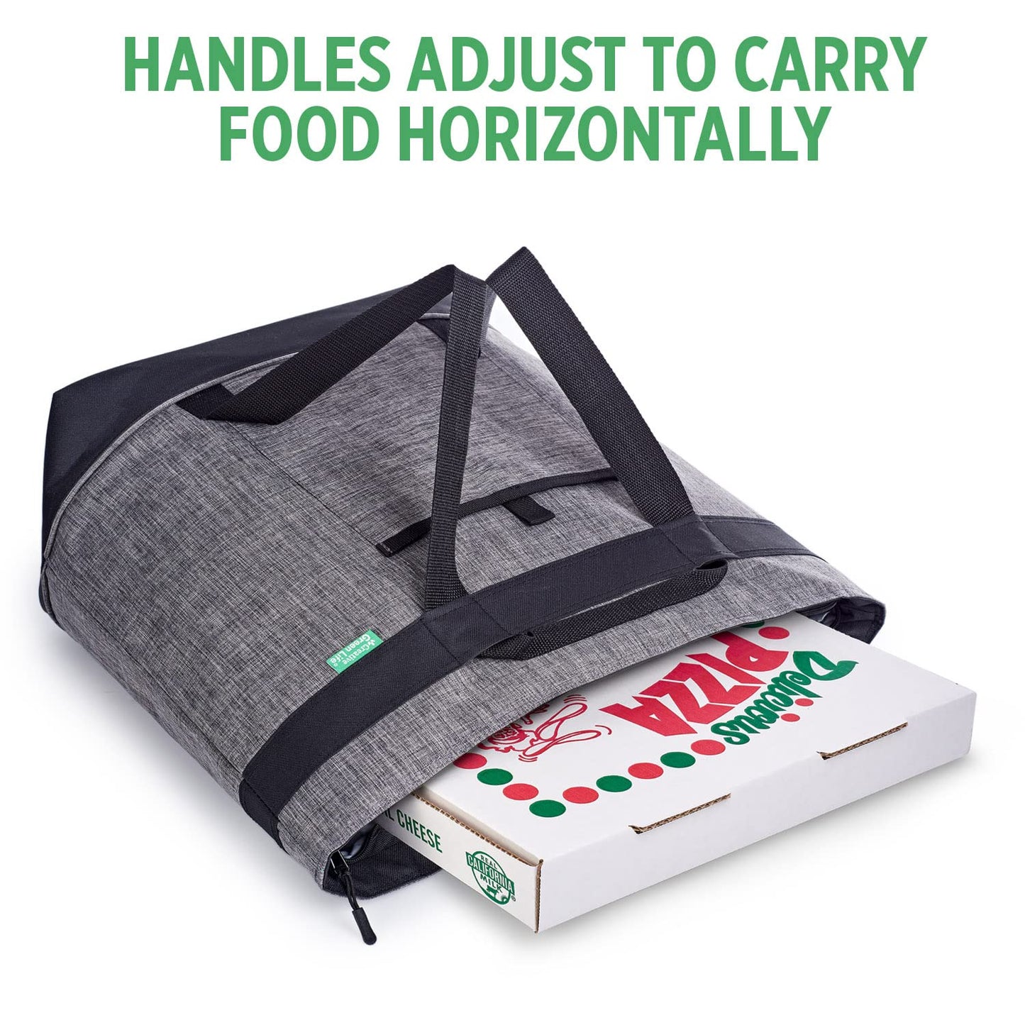 Jumbo Insulated Cooler Bag (Charcoal) with HD Thermal Insulation - Premium, Collapsible Soft Cooler