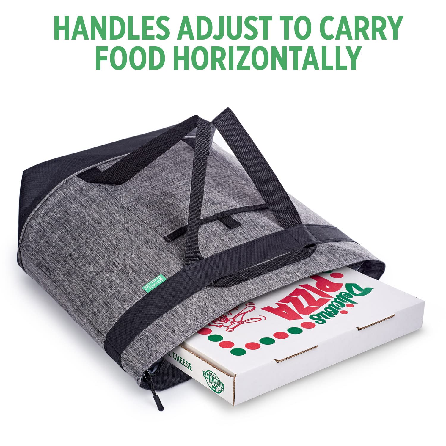 Jumbo Insulated Cooler Bag (Charcoal) with HD Thermal Insulation - Premium, Collapsible Soft Cooler