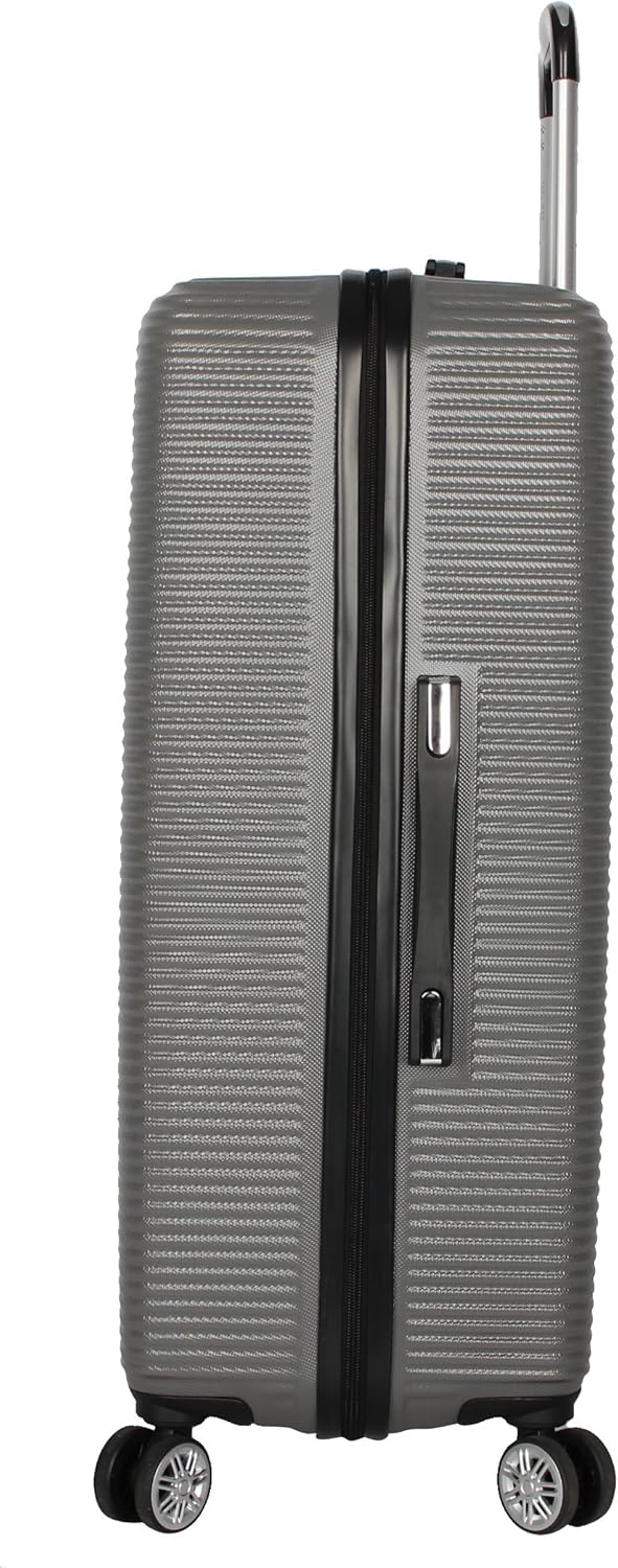 Nicole Miller New York Bernice Collection Hardside 24" Luggage Spinner (24in, Bernice Charcoal)