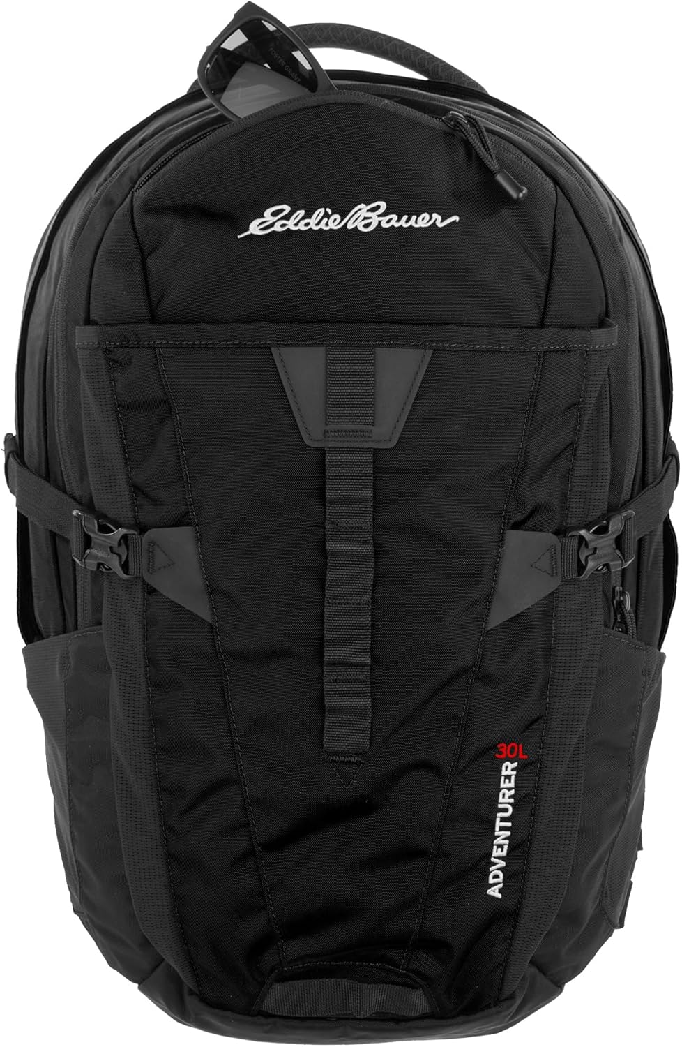 Eddie Bauer Adventurer Backpack with Organization Compartments and Hydration/Laptop Compatible Sleeve, Women's Adventurer - Black, 30L