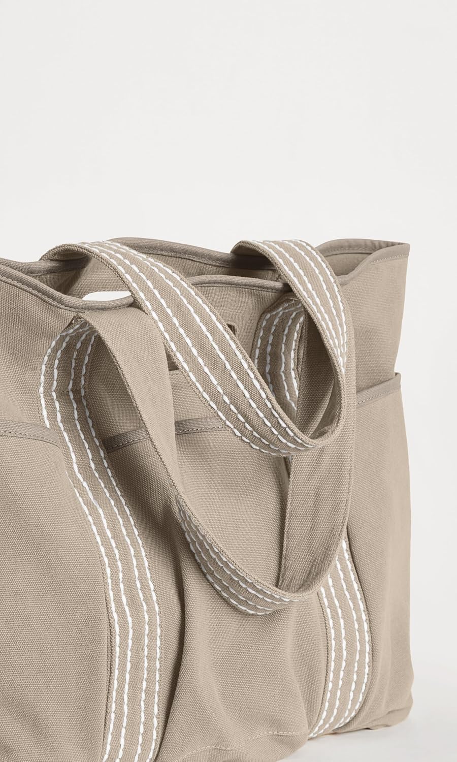 ODODOS 29L Oversized Canvas Tote Bag Large Capacity Open Top Shoulder Bags for Gym Workout Shopping Beach Travel