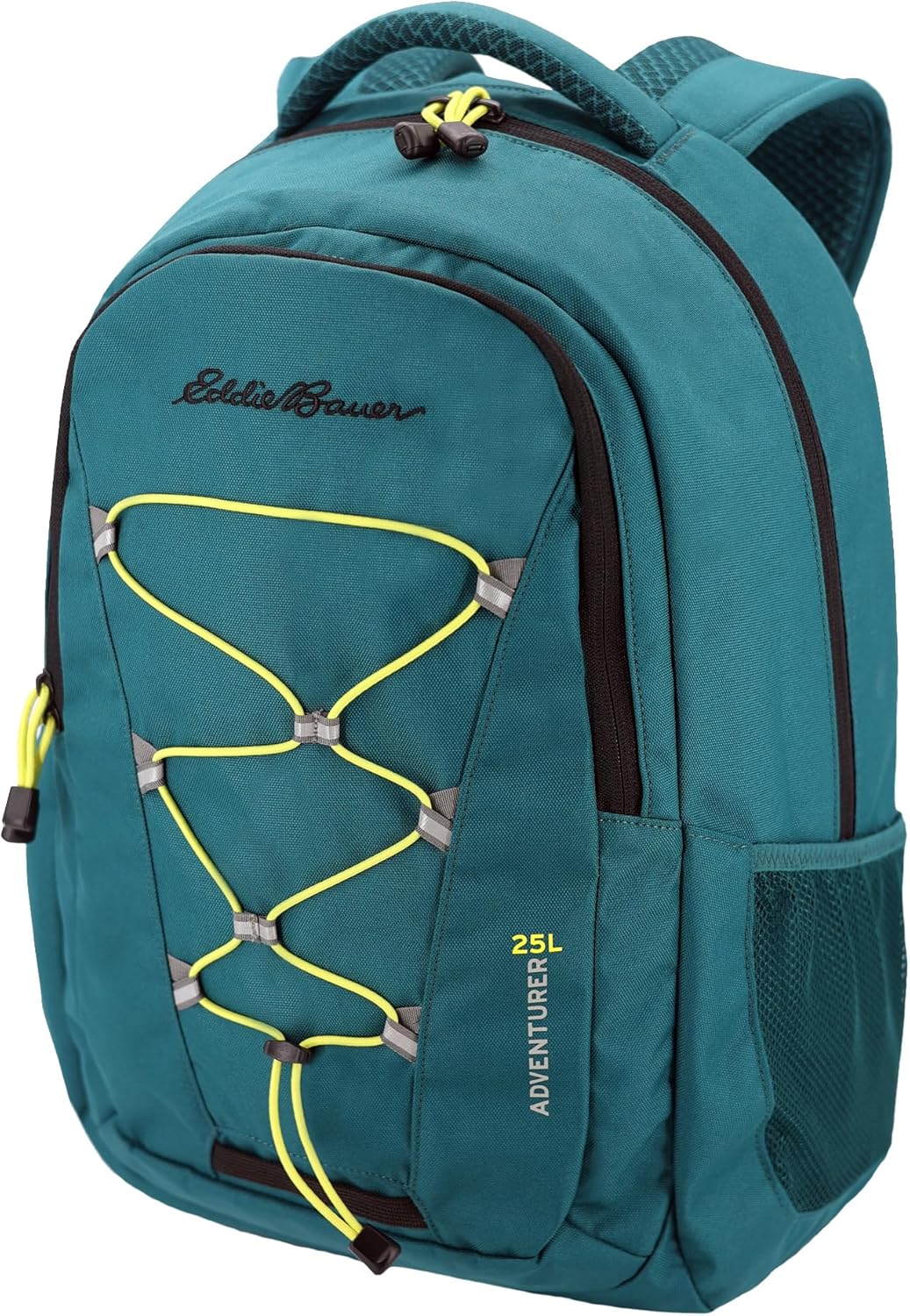Eddie Bauer Adventurer Backpack with Organization Compartments and Hydration/Laptop Compatible Sleeve, Adventurer - Dark Teal, 25L
