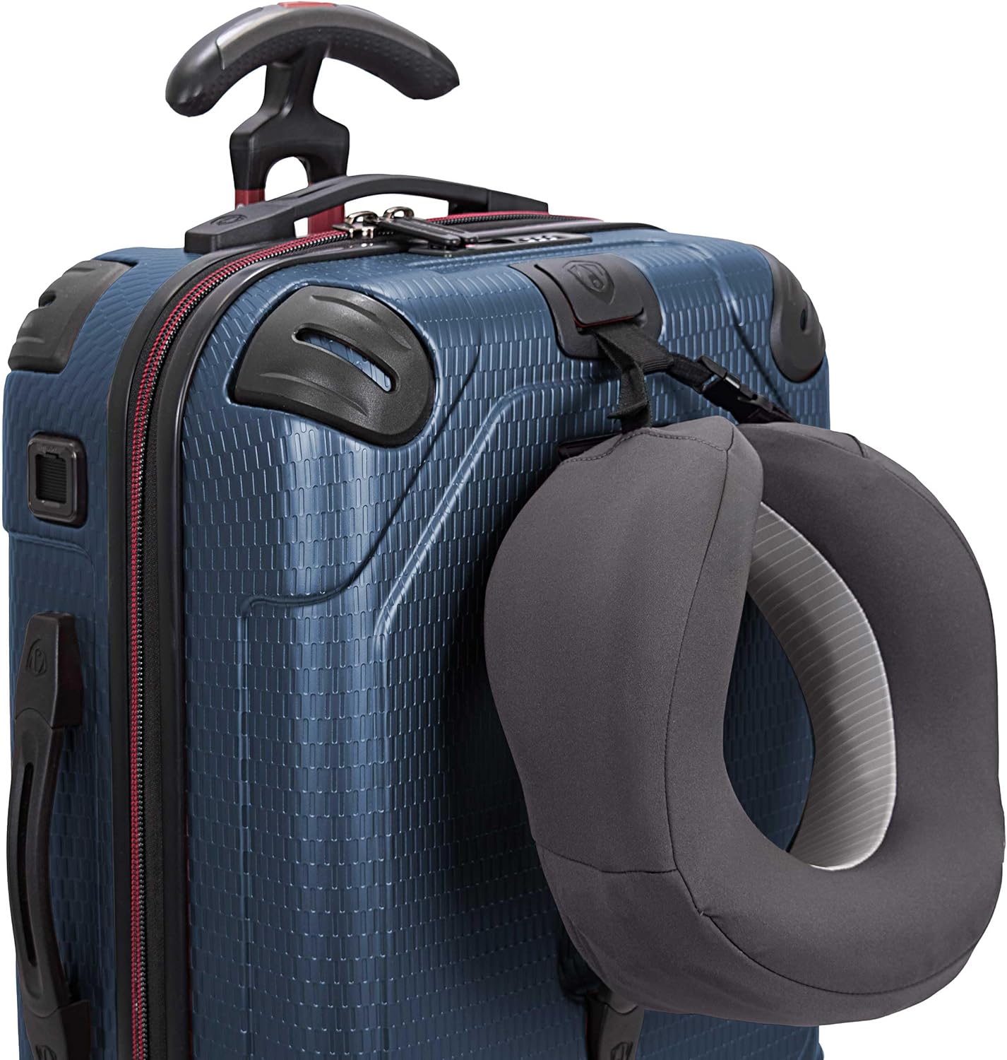 Traveler's Choice Maxporter II Hardside Polycarbonate Suitcase with Spinner Wheels, TSA Lock, Navy, 22" Carry-On Luggage