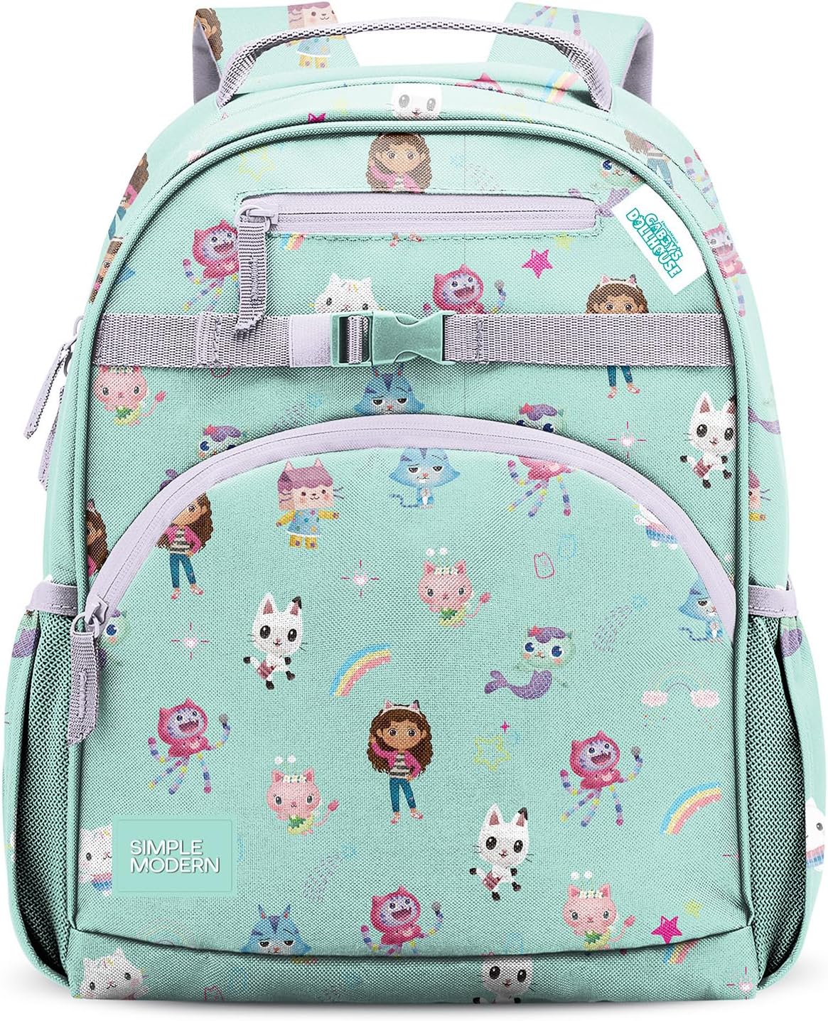 Simple Modern Medium Gabby's Dollhouse Toddler Backpack for School Girls and Boys | Kindergarten