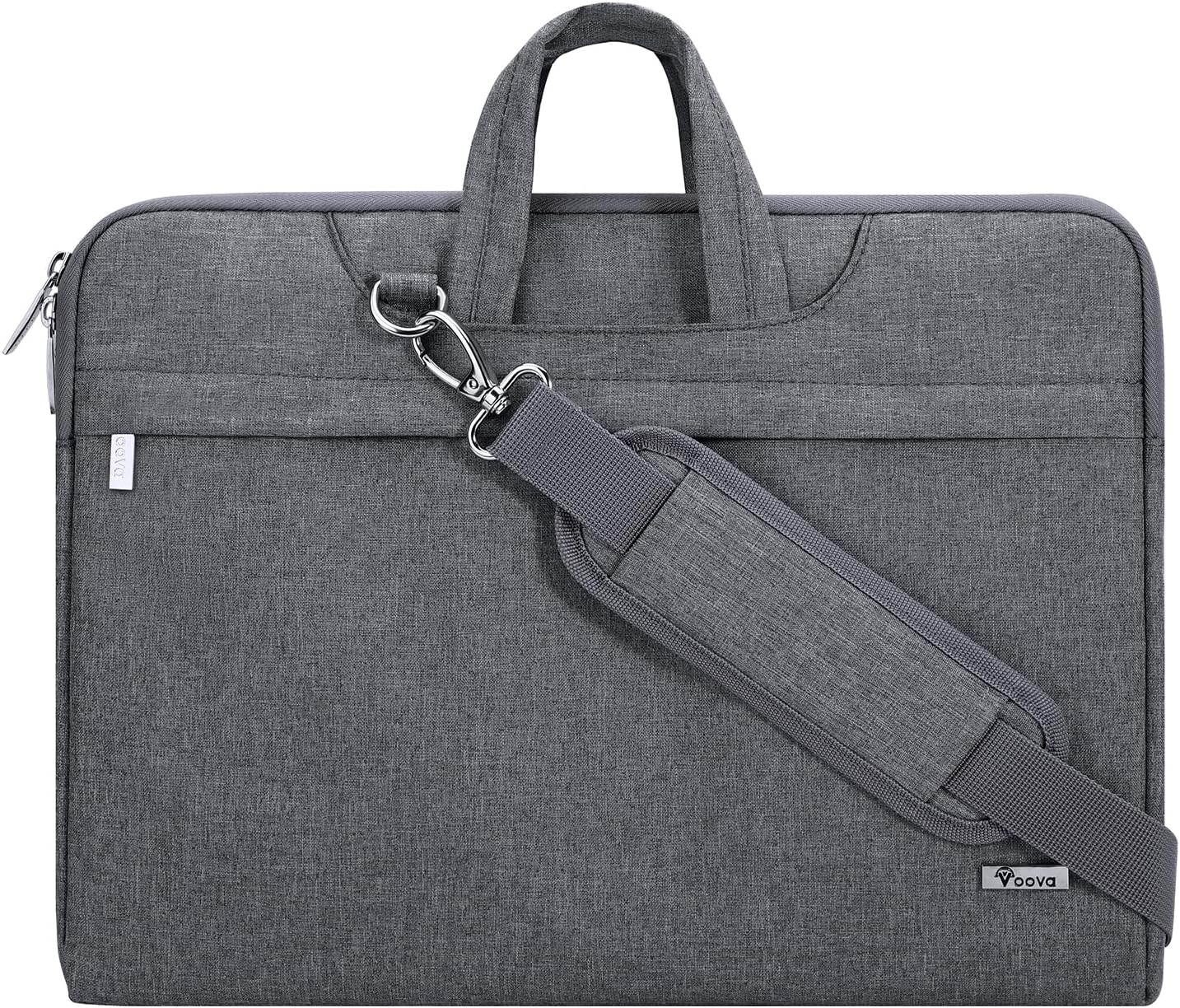 Voova Laptop Case 13 14 15 16 17 Inch with Shoulder Strap, Waterproof Laptop Sleeve Slim Briefcase