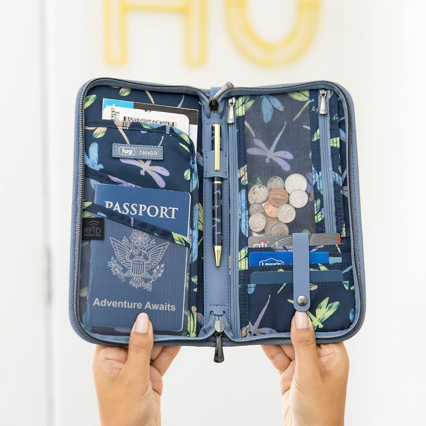 Tango Matte Luxe VL Travel RFID Wallet