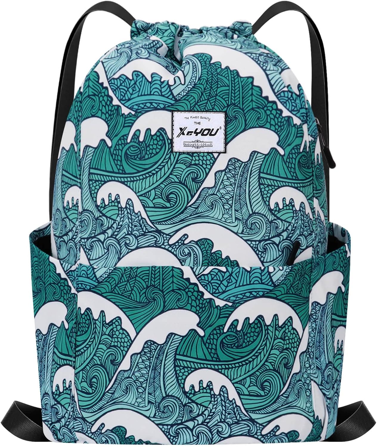 XEYOU Drawstring Sports Backpack Lightweight Gym Yoga Sackpack Shoulder Rucksack Casual Outdoor Daypack for Women and Men