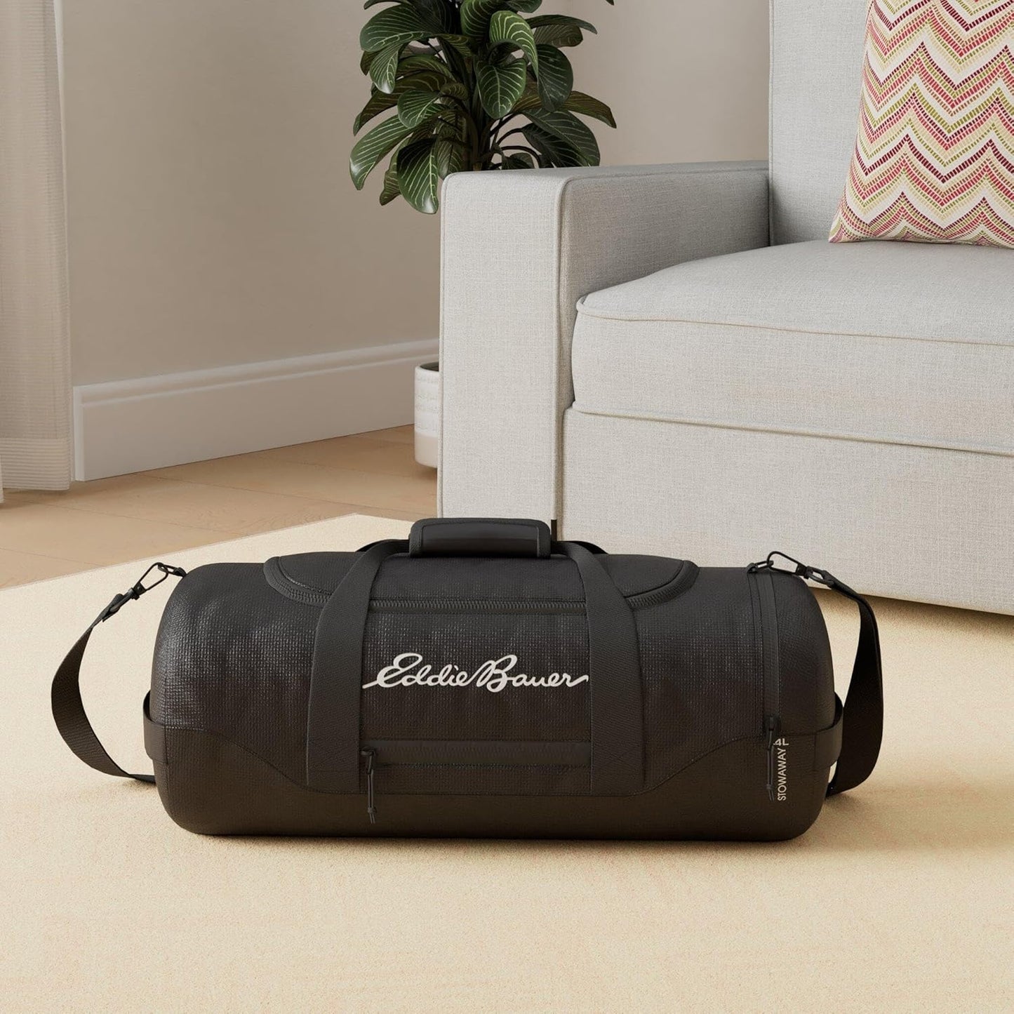 Eddie Bauer Stowaway Packable 45l Duffel Bag-Made from Ripstop Polyester