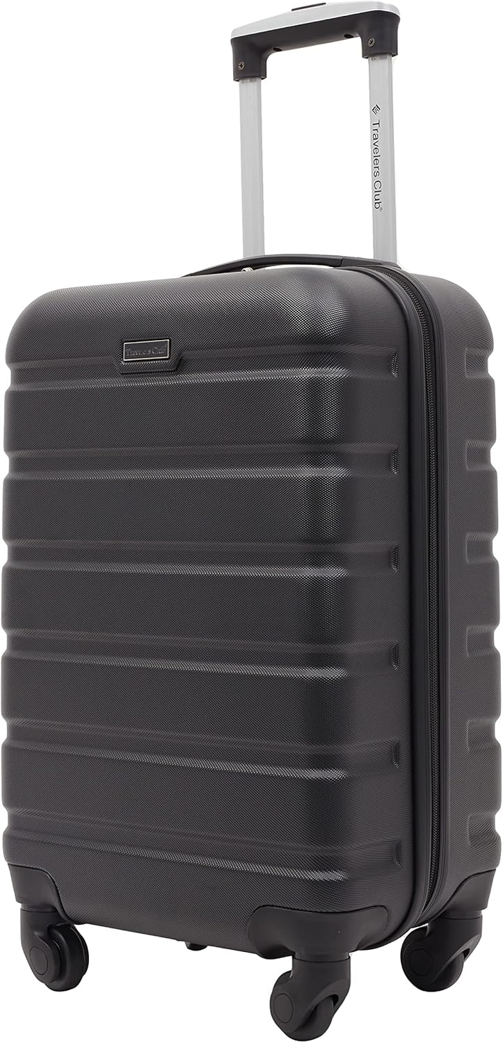 Travelers Club Harper Luggage, Black, 2 Piece Set
