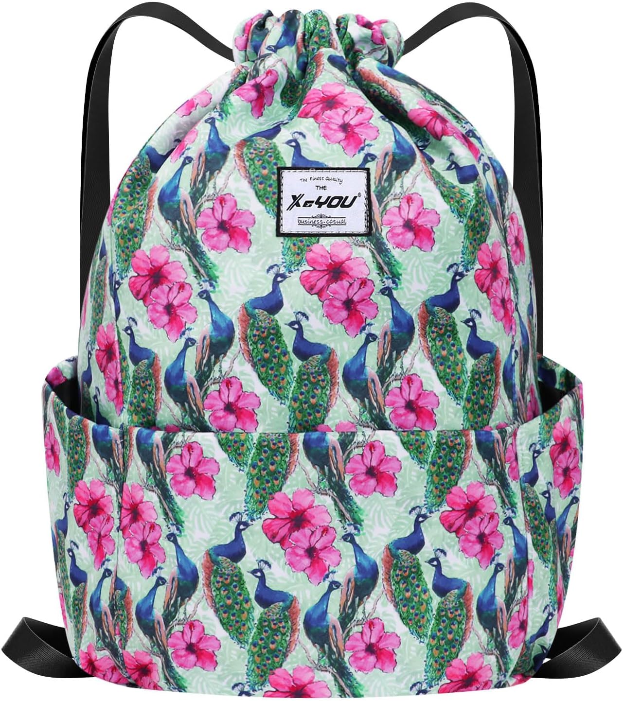 XEYOU Drawstring Sports Backpack Lightweight Gym Yoga Sackpack Shoulder Rucksack Casual Outdoor Daypack for Women and Men