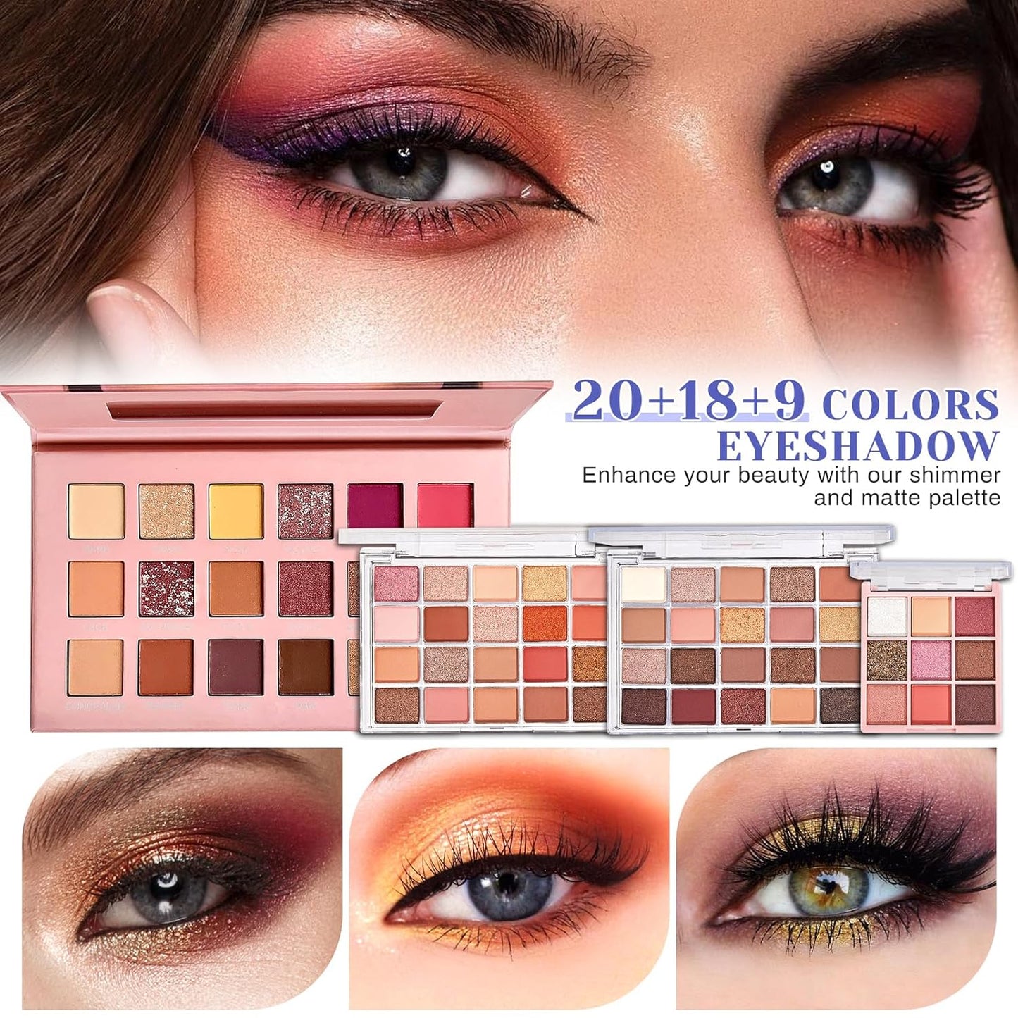 All in One Makeup Kit, Make Up Gift Set for Women, Makeup Kit for Women Full Kit, Includes