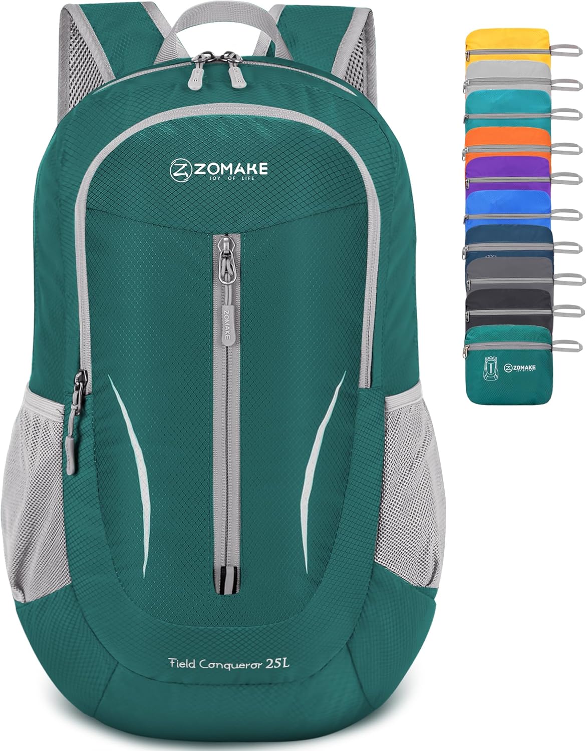 ZOMAKE Ultra Lightweight Packable Backpack 25L, Foldable Hiking Backpacks Water Resistant Small