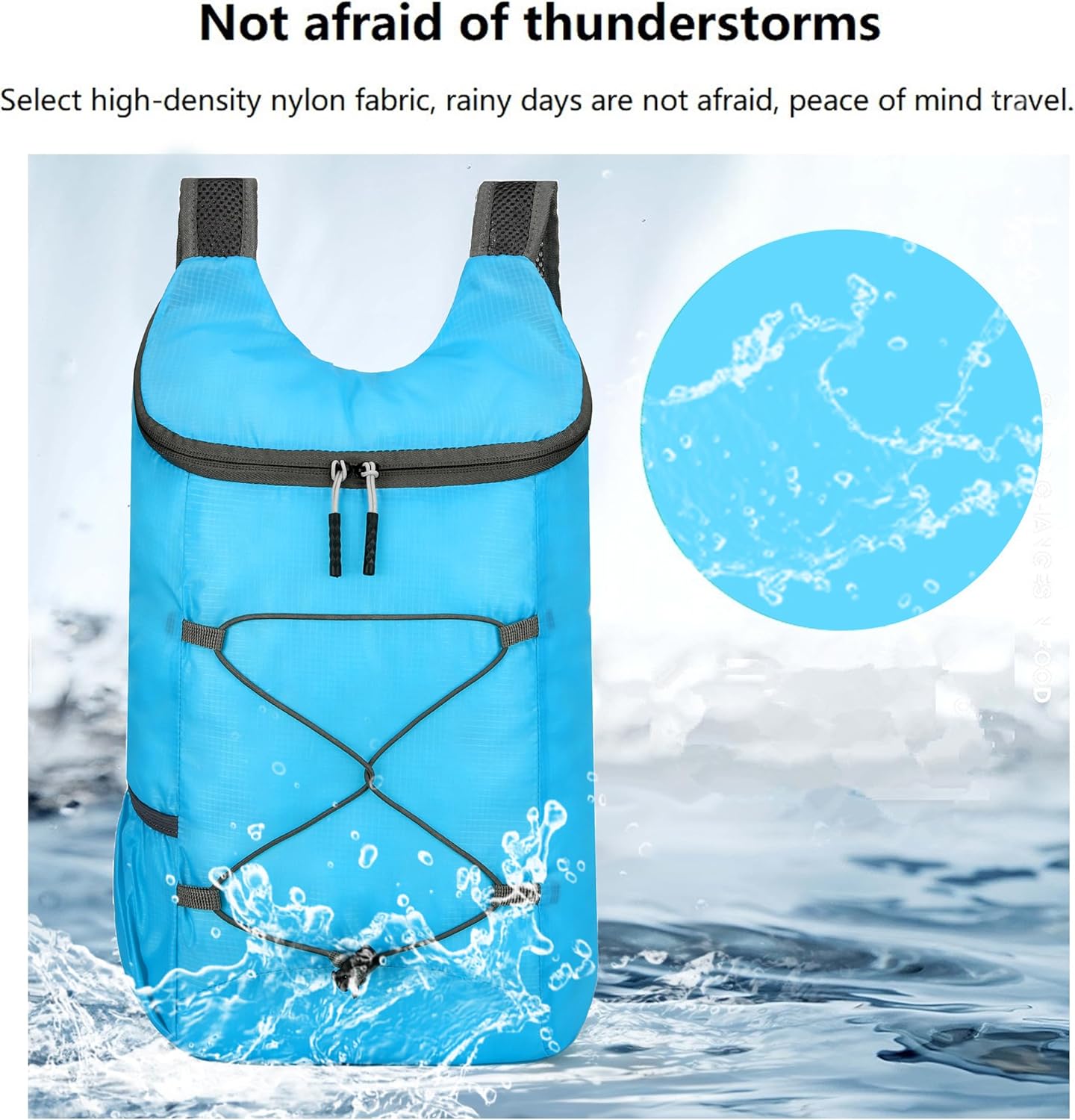 16L Lightweight Foldable Hiking-Backpack Small Packable-Daypack For Travel,Ultralight