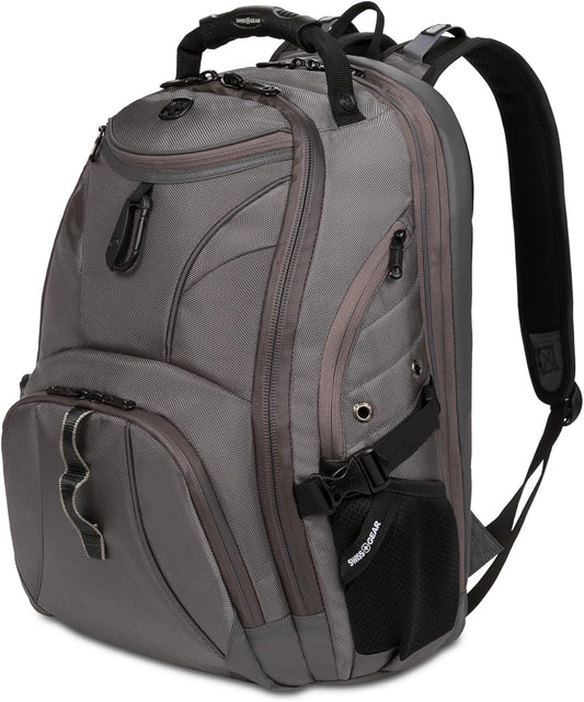 SwissGear 1900 Scansmart TSA 17 Laptop Backpack, Sting Grey Ballistic, 19-Inch