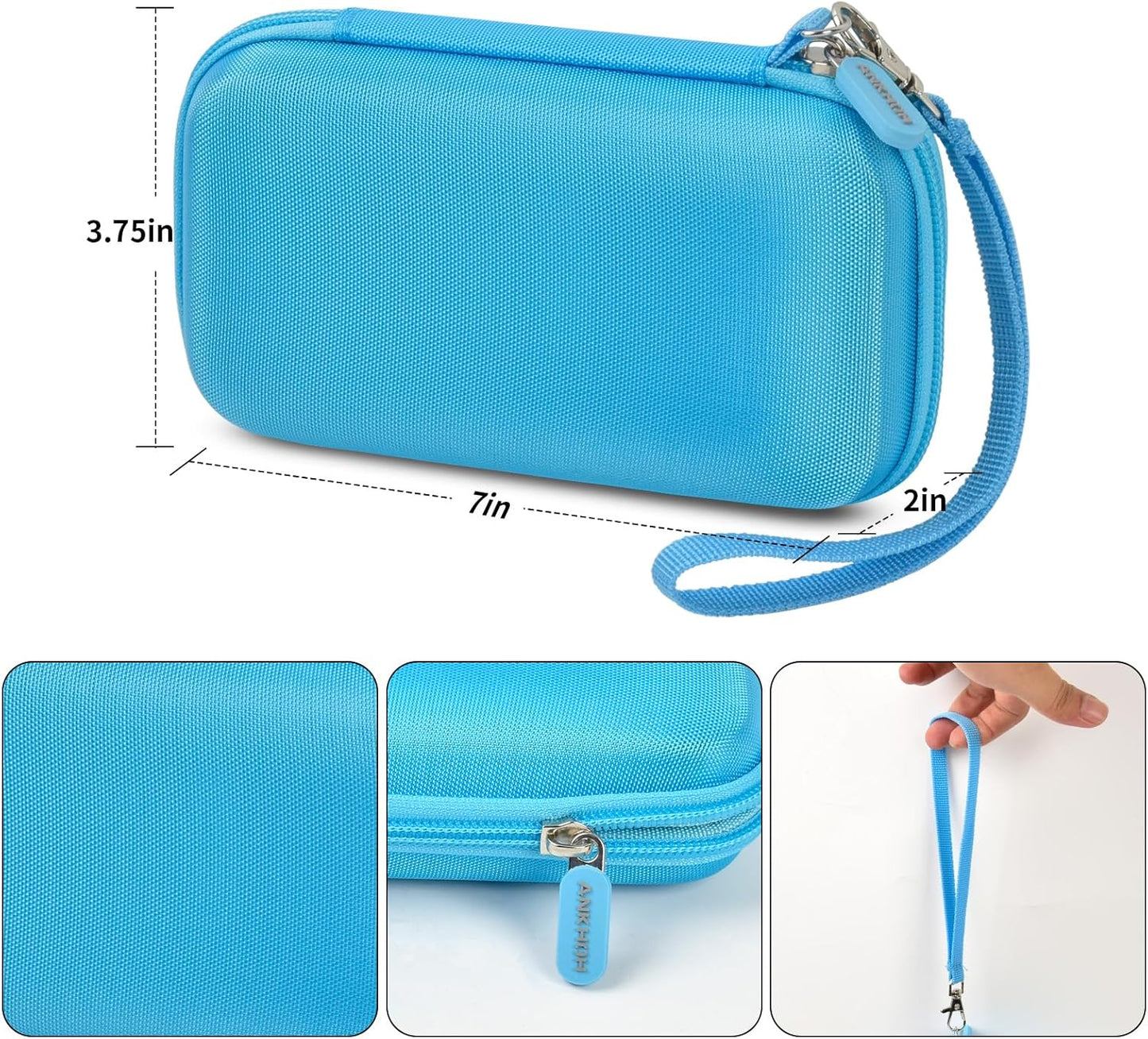 ANKHOH Portable Bank Charger Case for OHOVIV for SABANI for Charmast for VRURC for YILANS for CFIAI for LOVELEDI for RGVOTA for Miday for RONEGN for POIYTL for IAPOS Fast Charging Battery(Blue)