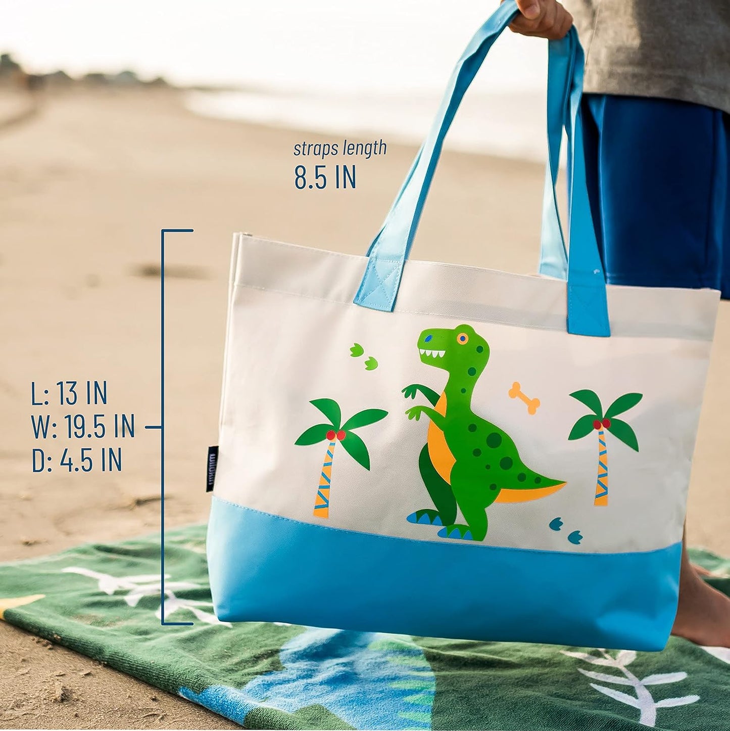 Wildkin Tote Bag – Durable Polyester, Dual Handles, Stylish & Lightweight for Travel
